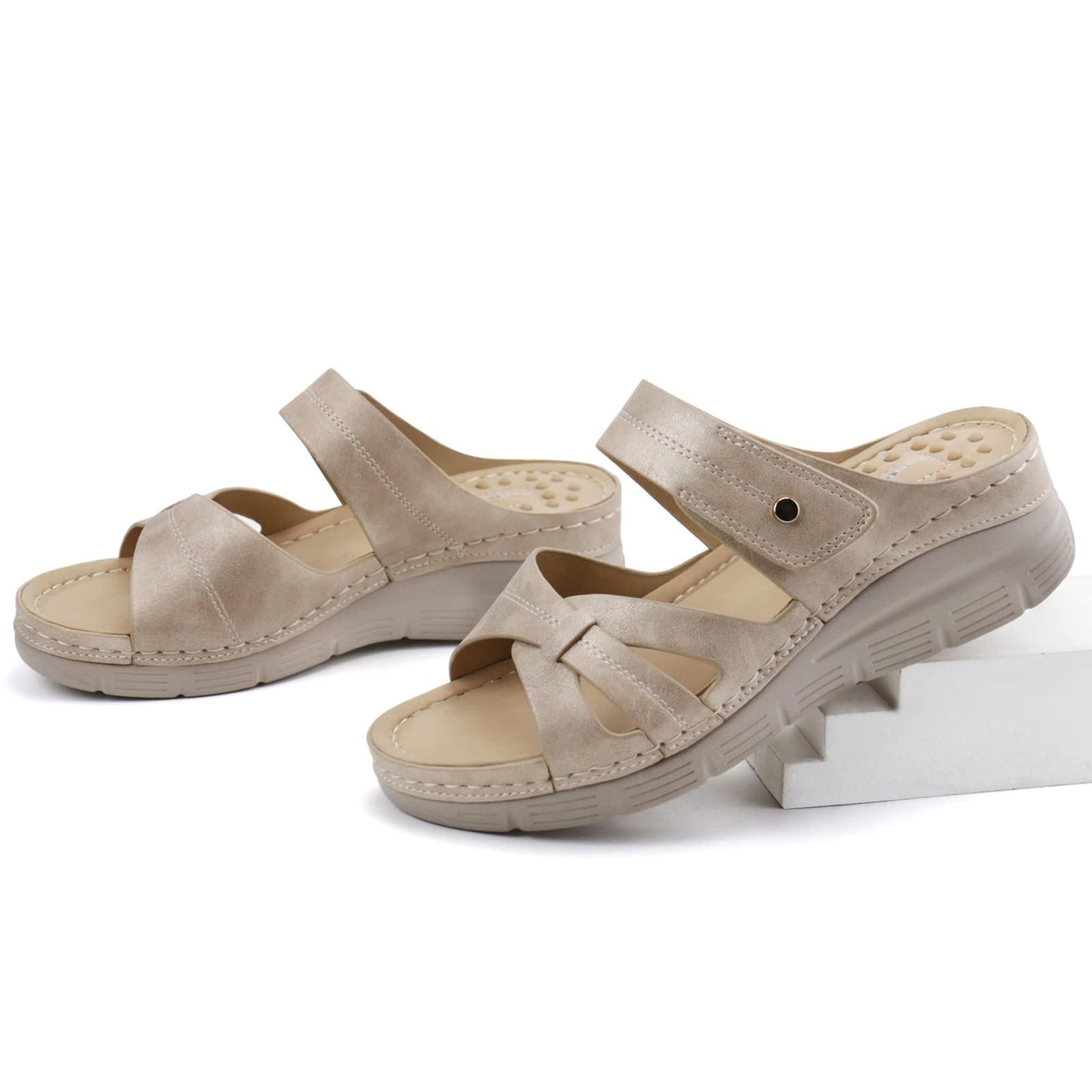 Ortho + Rest Women Orthotic Slides Comfortable Orthopedic Sandals Walking