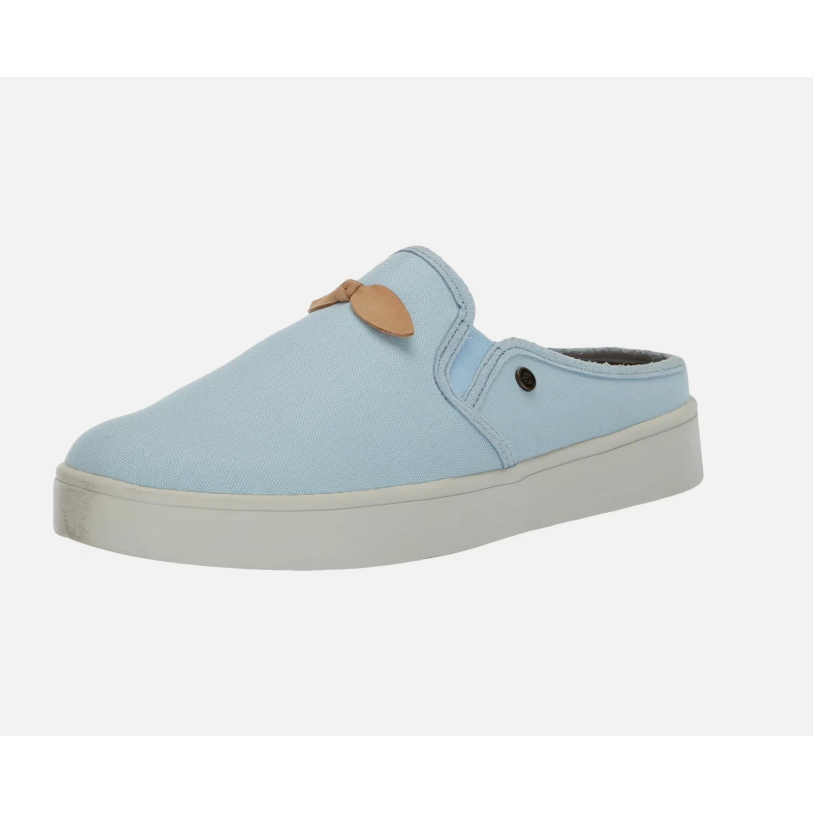 Spenco Womens Audrey Casual Slides 8 WIDE EU 38.5D Cool Blue Sneaker Mule NIB