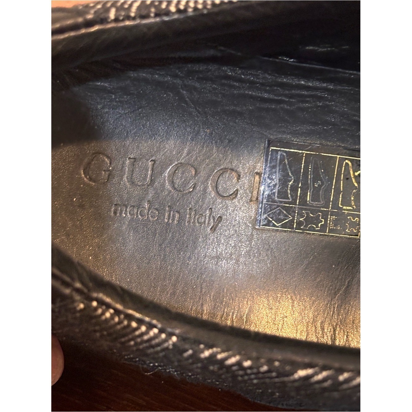 Gucci Monogram Black Adjustable Sneakers