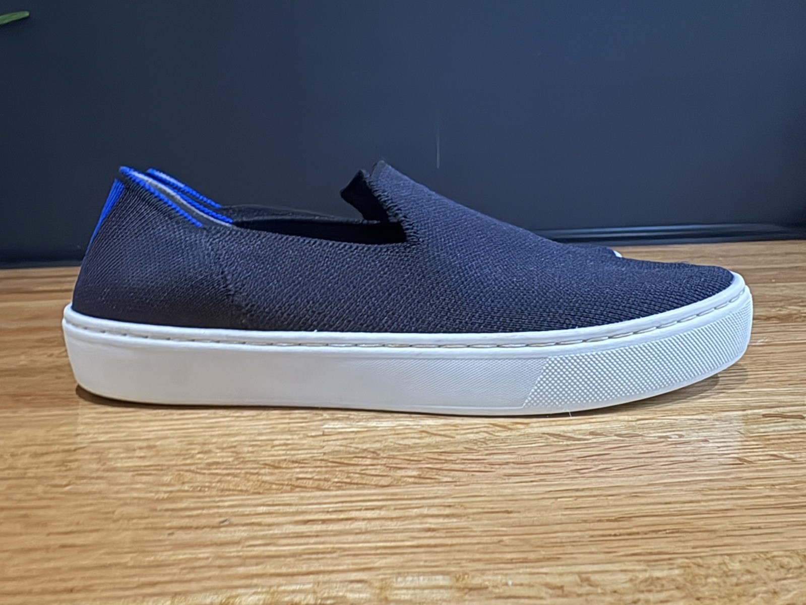 Rothy’s The Original Black Slip-On Sneakers Women’s Size 6 1/5 Machine Washable