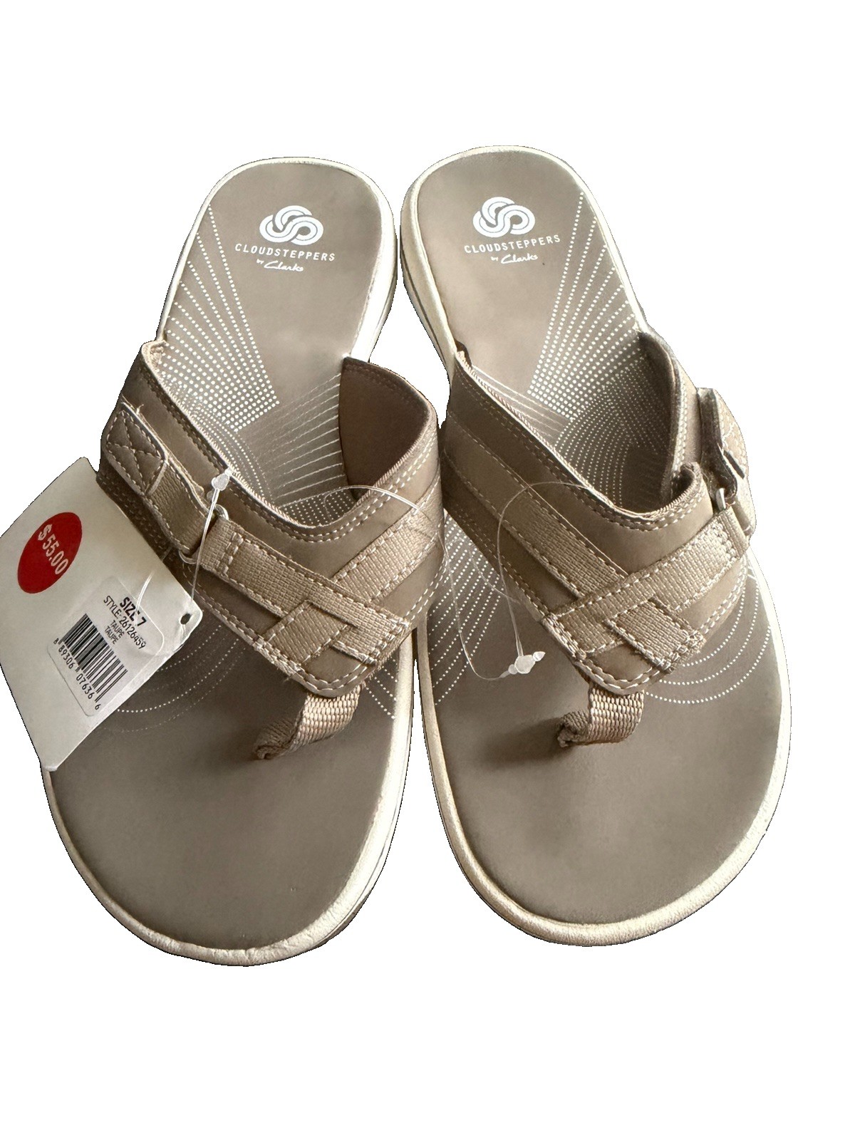 Cloud Steppers By Clark’s Size 7 Taupe New