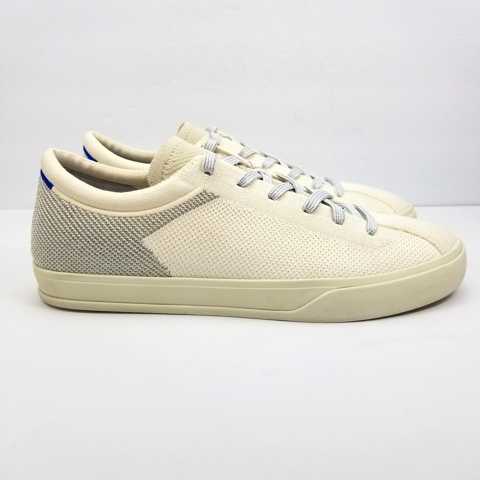 ROTHYS The Lace Up Sneaker Diamond Twill White Ivory Women’s Size 10.5 Shoes