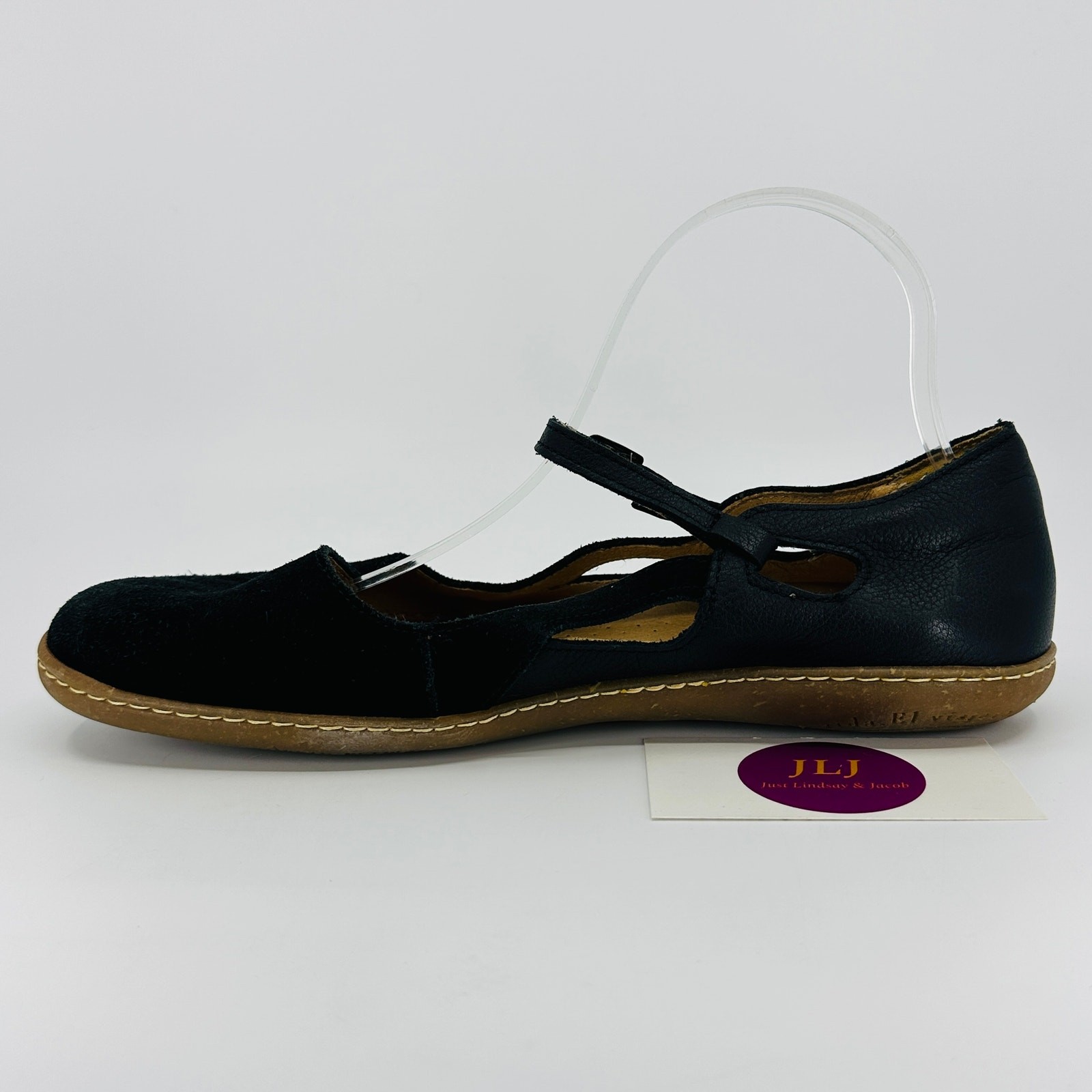 El Naturalista Women’s N5287 El Viajero Black Mary Jane Shoes Size 41 EU/ 10 US