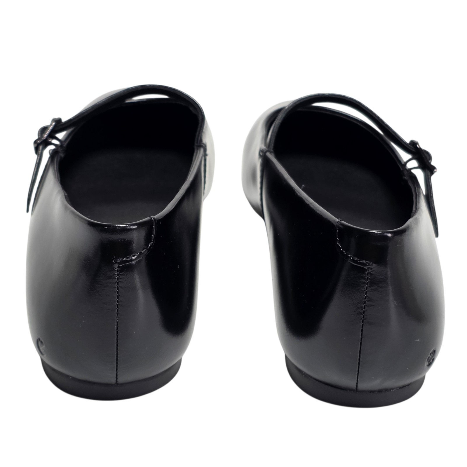 New ECCO Margot Women’s 10-10.5 EU 41 Black Leather Mary Jane Flats