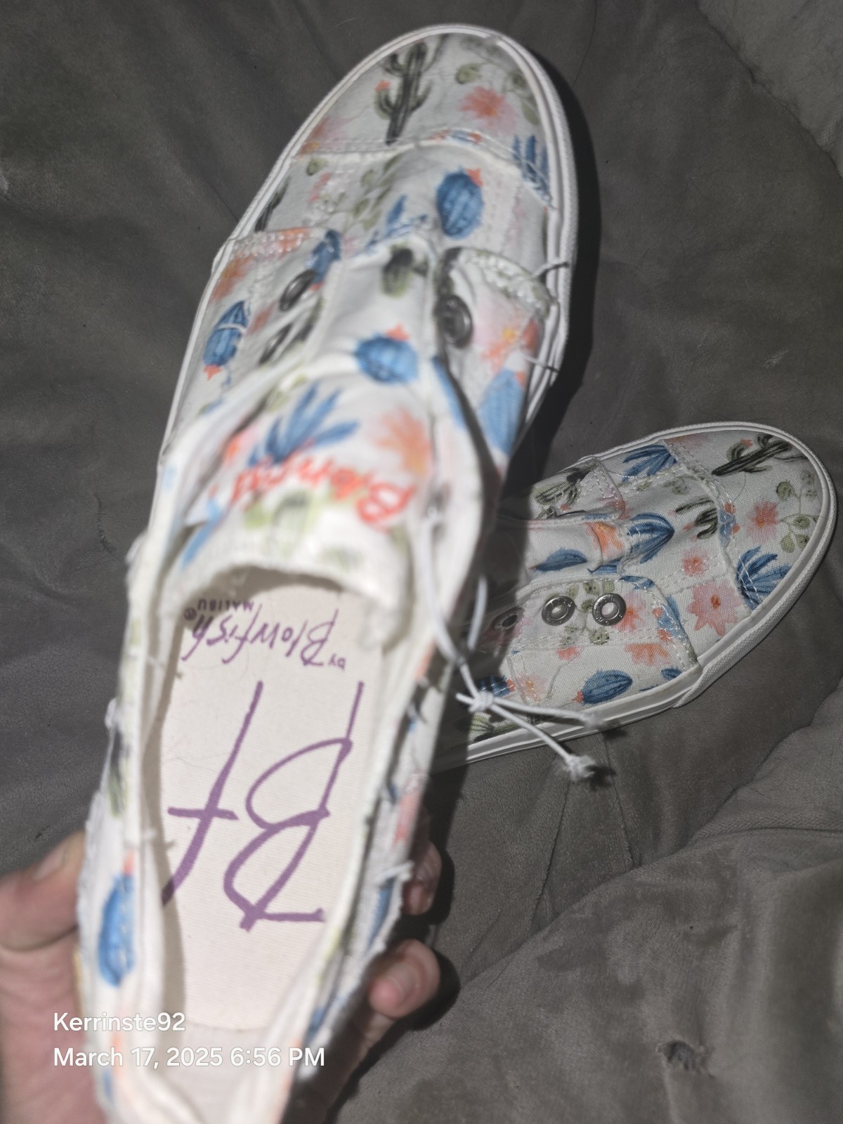 BLOWFISH MALIBU MAUREEN DESERTFEST SLIP ON SNEAKERS Women’s Size 8