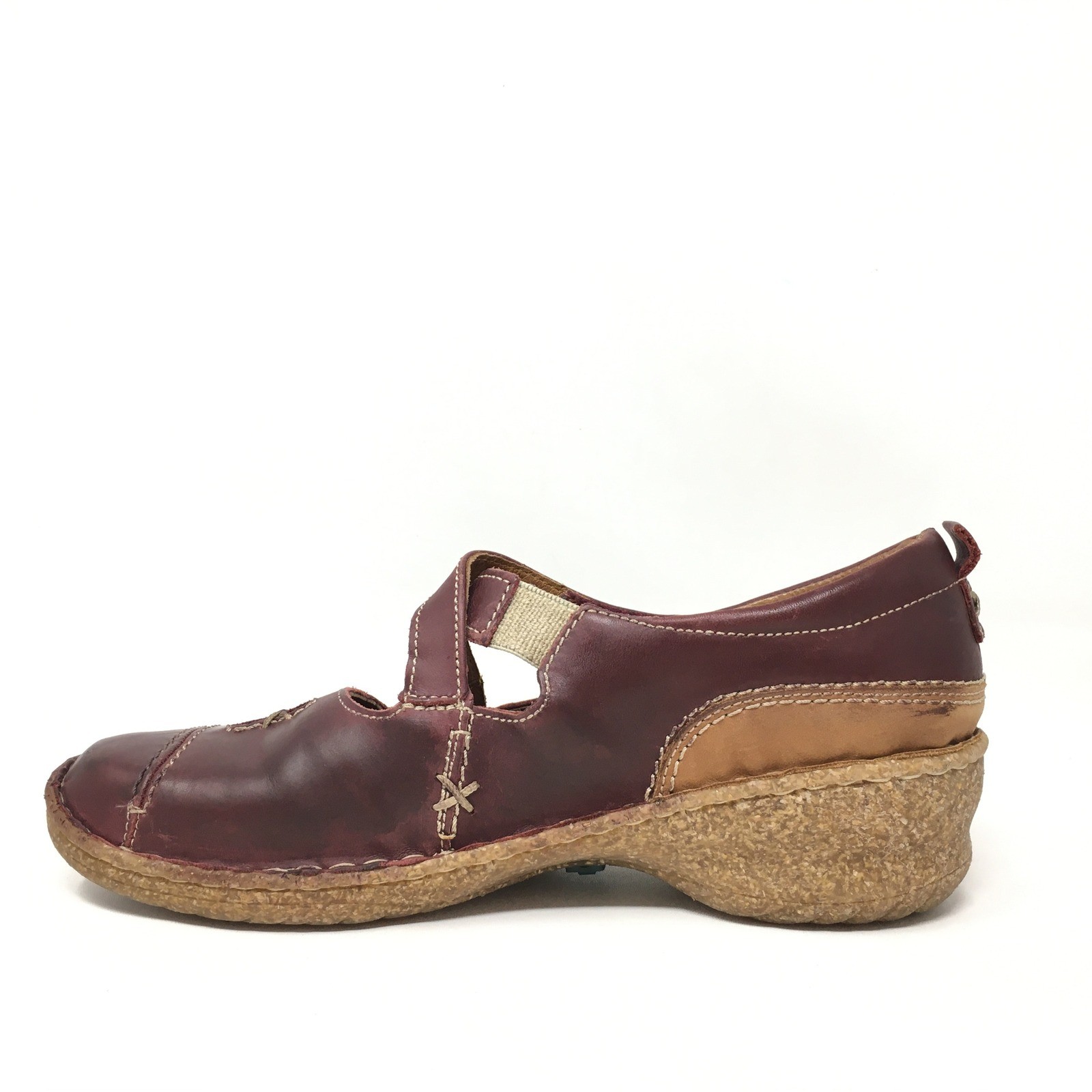Josef Seibel Rosalie 13 Mary Jane Clogs Shoes Womens Size 9 US 40 EU Burgundy