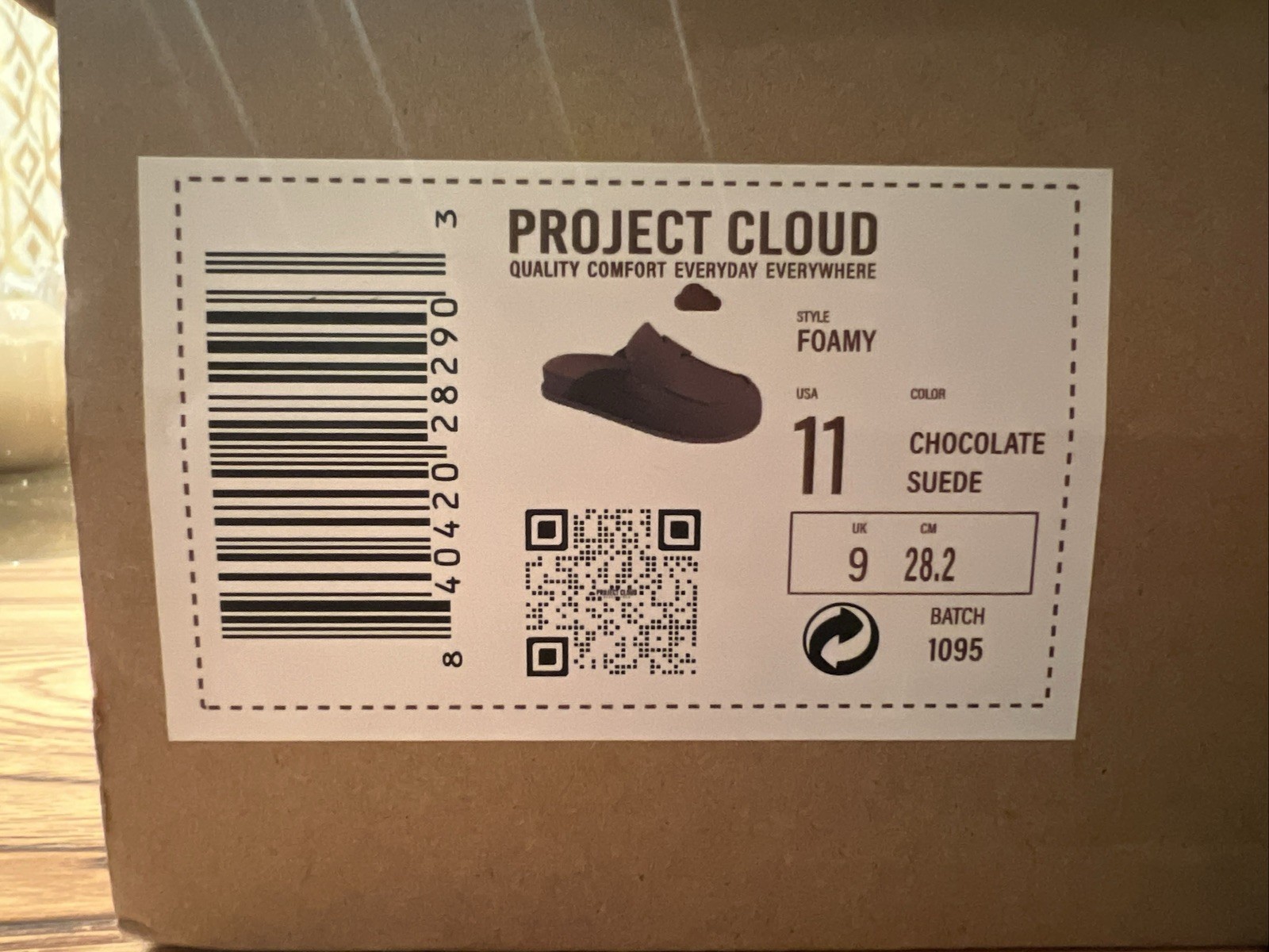 Project Cloud 100 Genuine Leather Womens Clog – Memory Foam Arch Support Size 11
