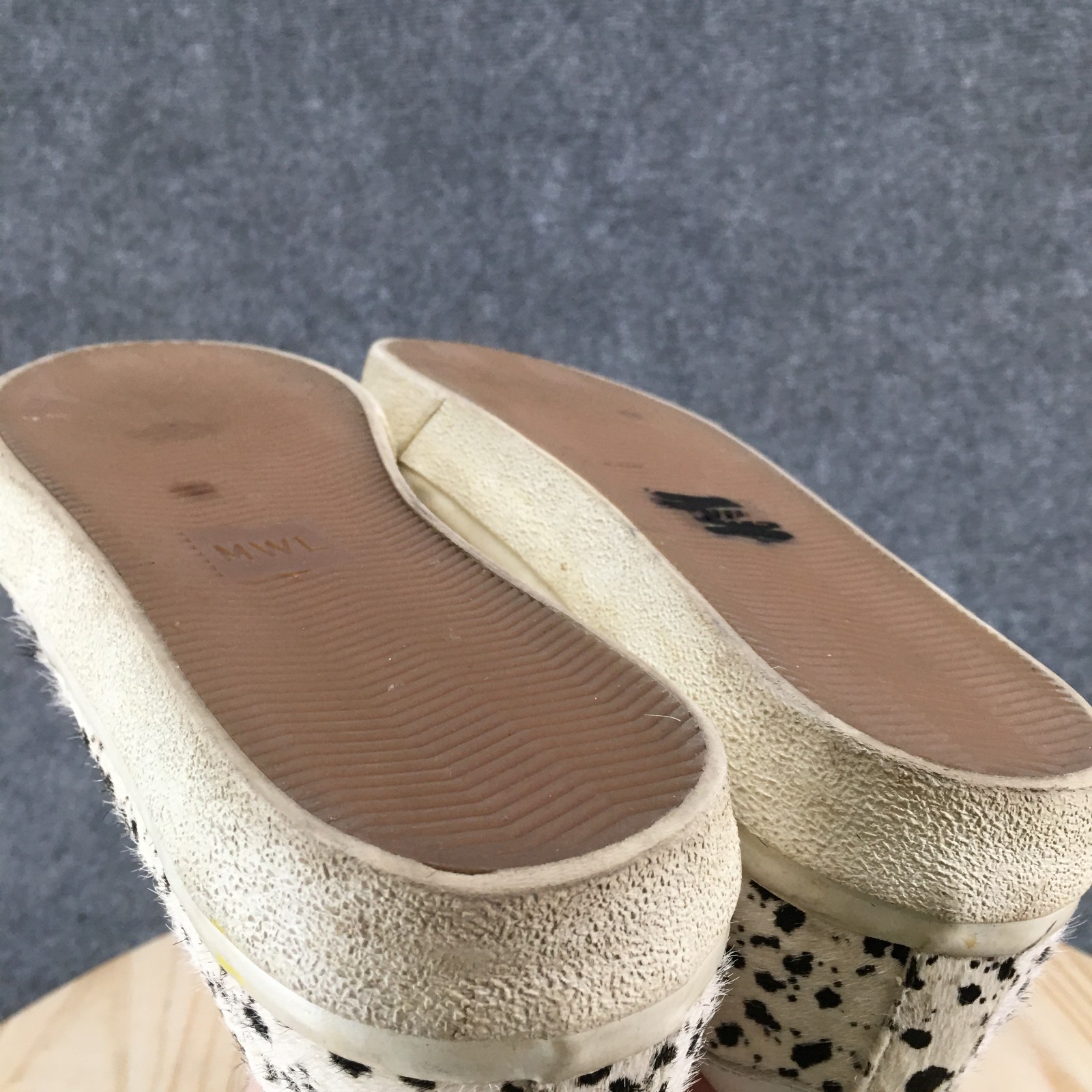 Madewell Shoes Womens 9.5 M Mens 6 M Sidewalk Low Sneakers White Dalmatian Print