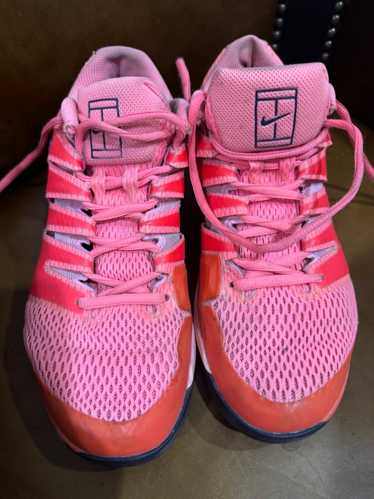 (Good Condition) Rare Nike Air Zoom Vapor X Pink Shoes AA8027-604 Womens Size 9