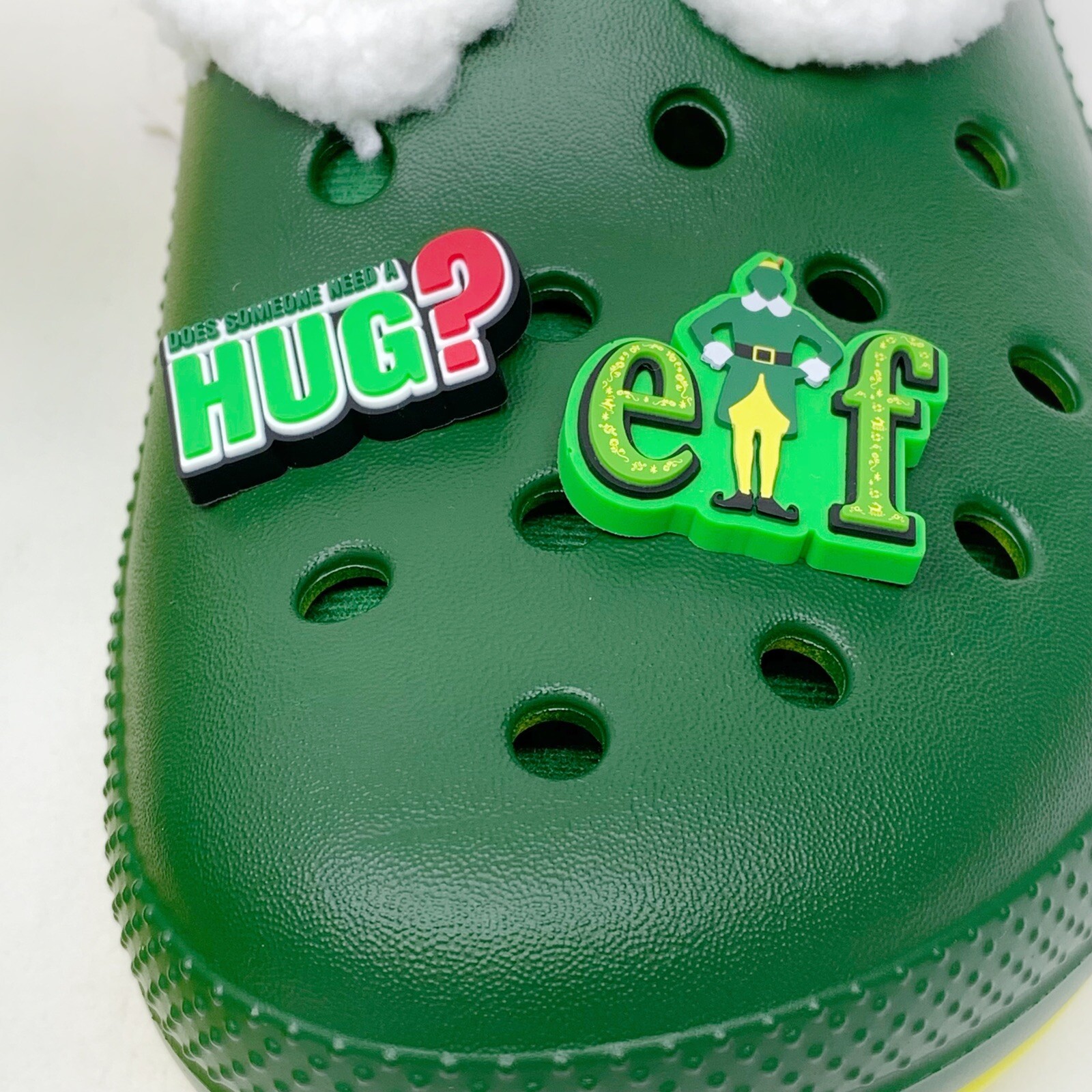 Buddy The Elf Crocs Adult Lined Comfort-Lined Clogs Size Men’s 9/Women’s 11