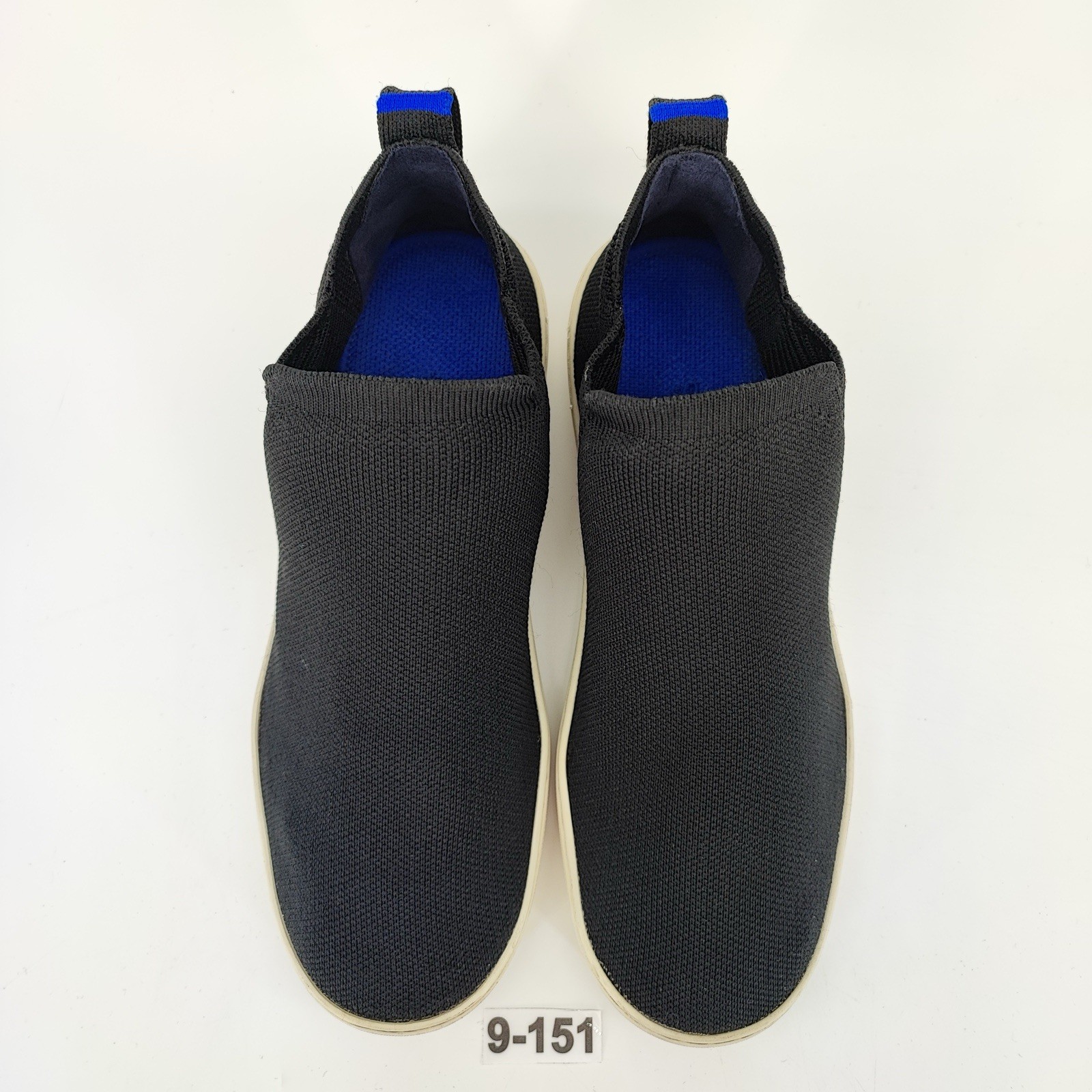 Rothy’s The Chelsea Sneaker Women’s 9 US Sneakers Fabric Black Sustainable Knit