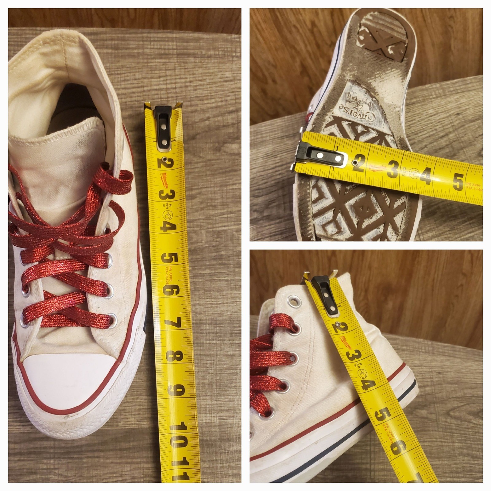 Converse All Star High Top Sneakers Women’s 7 Men’s 5 White