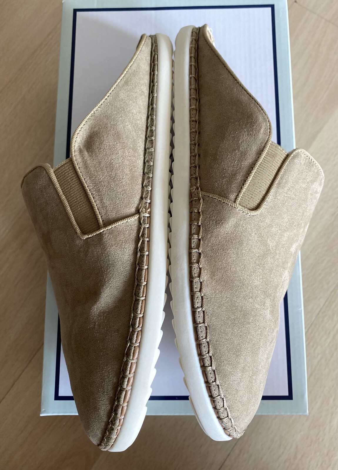 NEW Susina Beige Slip-On Mule Sneakers Backless Slides U.S.Size 7.5M