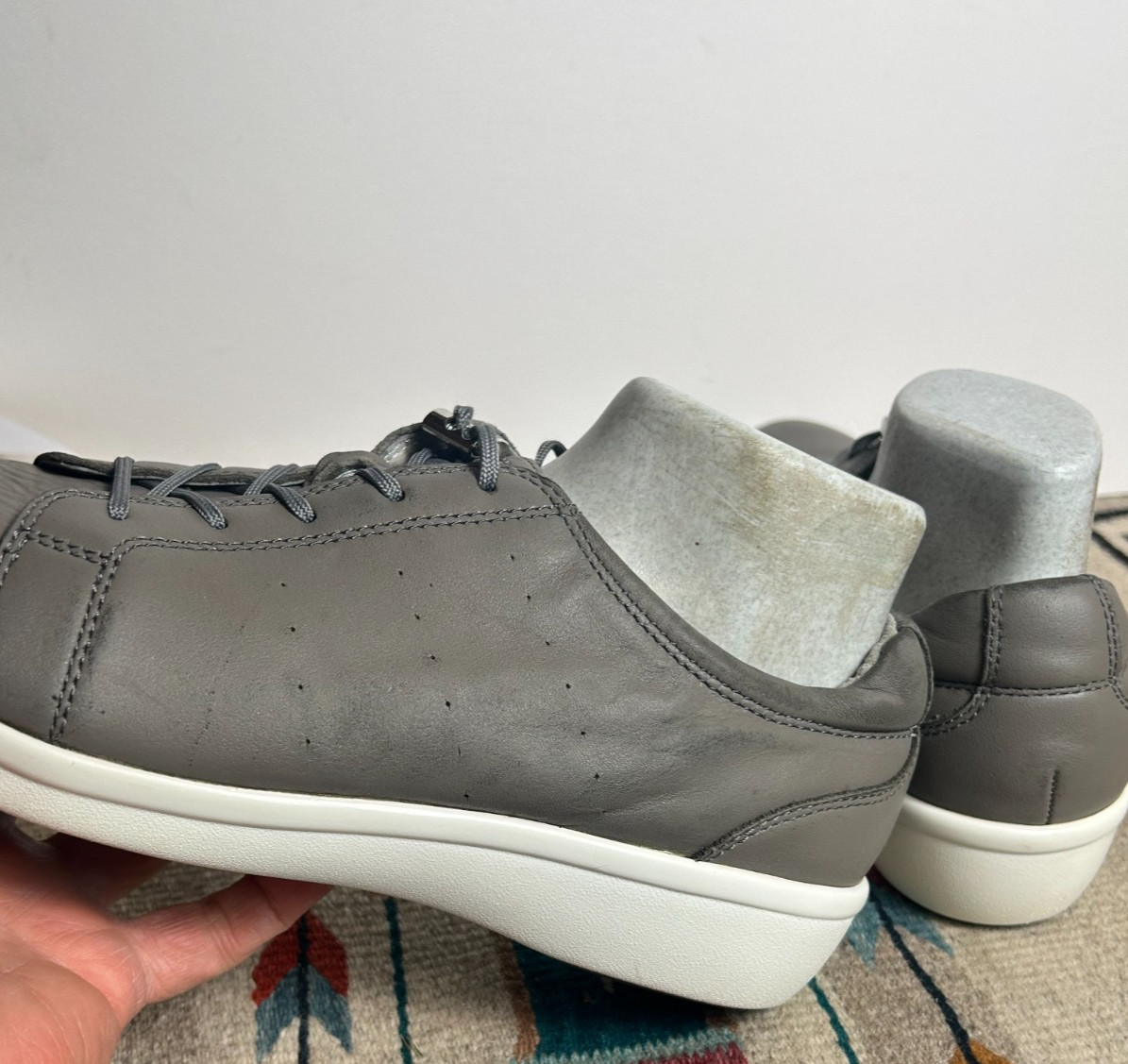 Women’s TRAQ “CILQ” By Alegria Slate Grey Leather Walking Shoe Sz. 41/10.5