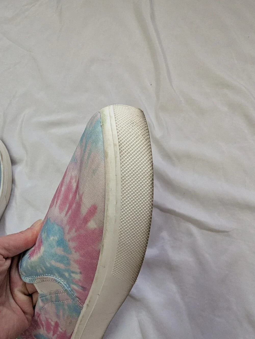 Skechers Blue Pink Tie-dye Slip On Comfort Shoes Women’s Size 10