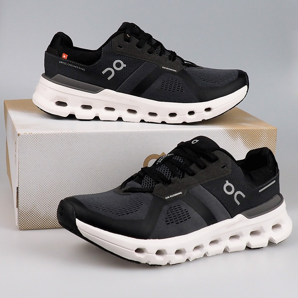 On Cloudrunner 2 Sneakers in Eclipse/Black Women’s Running Shoes Size 6-9.5