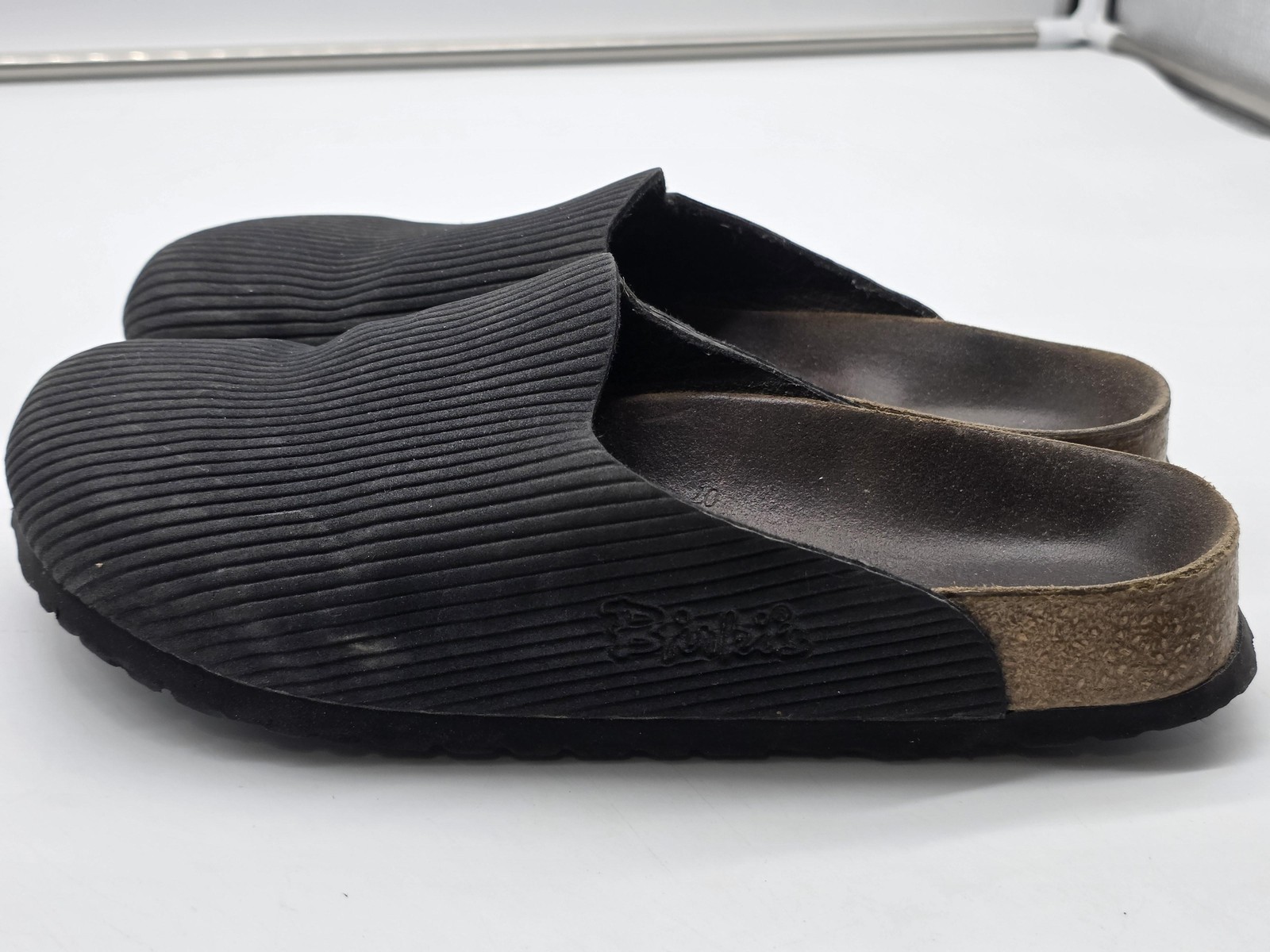 Birki’s Shoes Womens Size 9 Amsterdam Ribbed Corduroy Clog Comfort Casual Mules