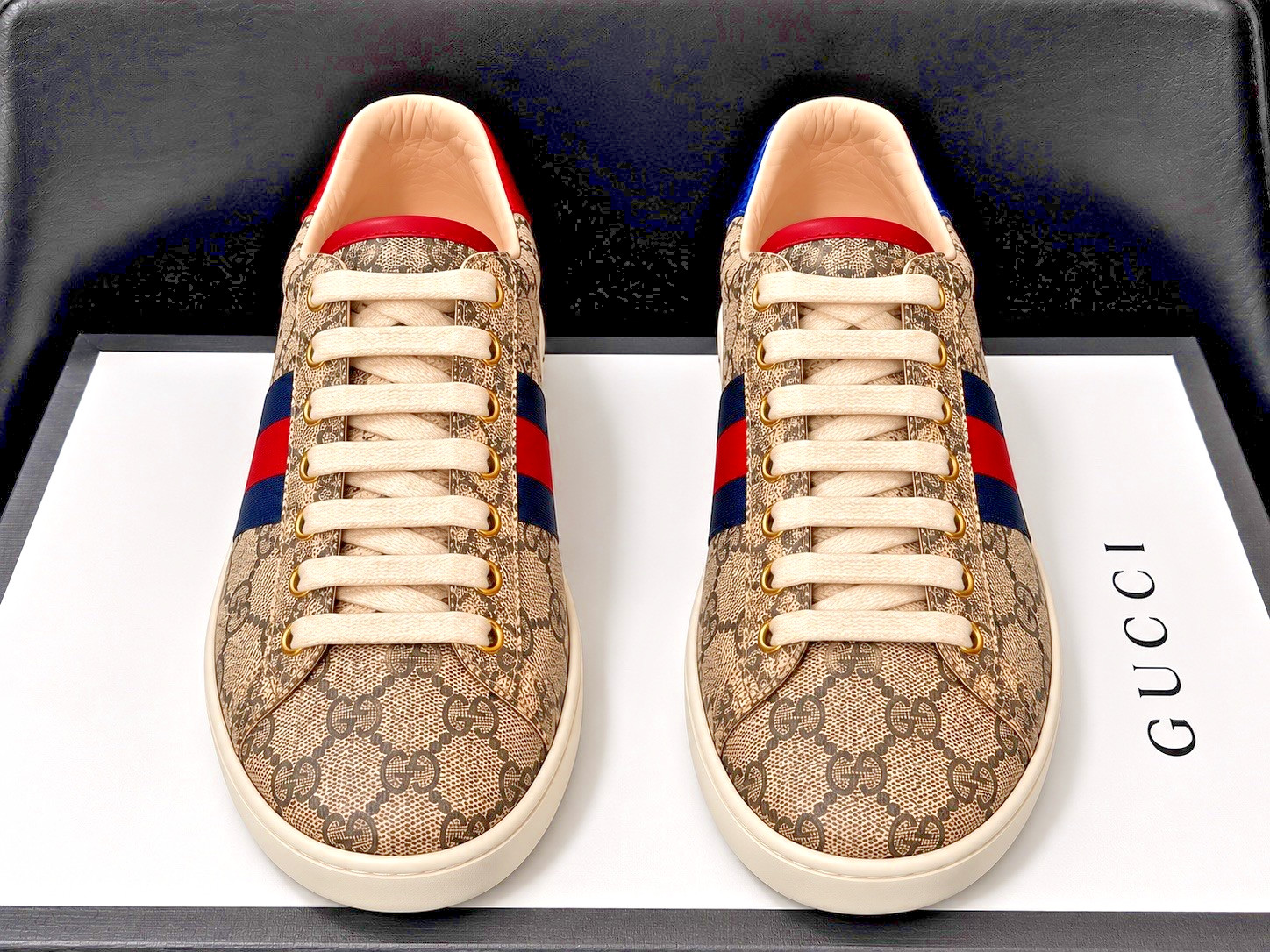 Authentic Gucci Ace GG Supreme Sneakers – Size 36 EU (US 6) – Original Box