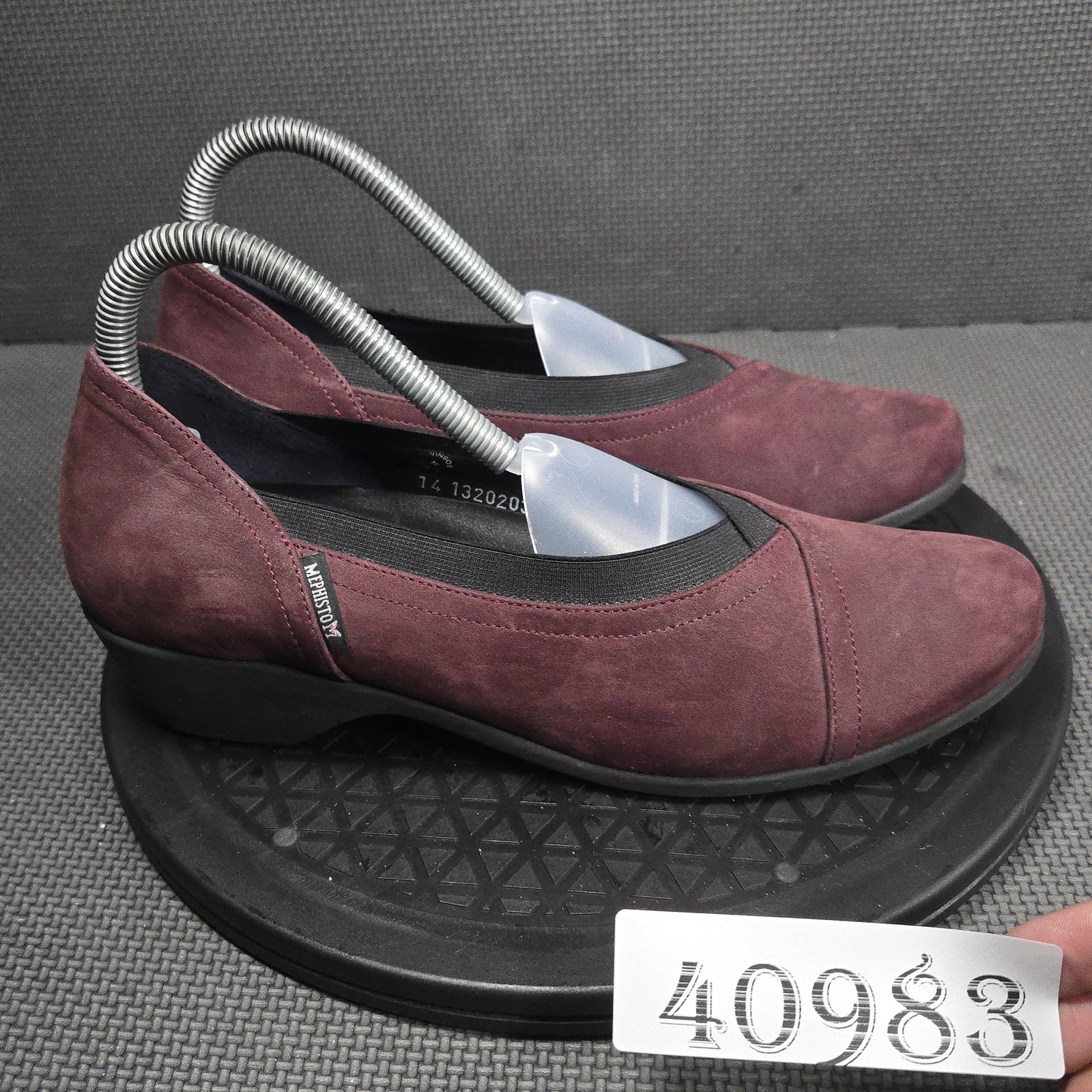 Mephisto Shoes Womens Size 8 Purple Suede Slip On Comfort Flats Low Heel Walking