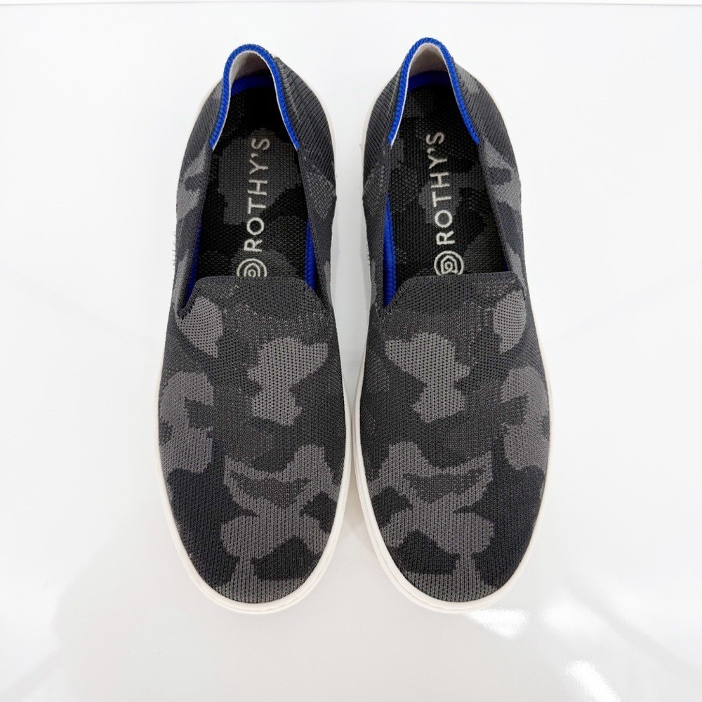 Rothy’s The Original Camo Knit Slip On Shoes Women’s Size 8 Sustainable
