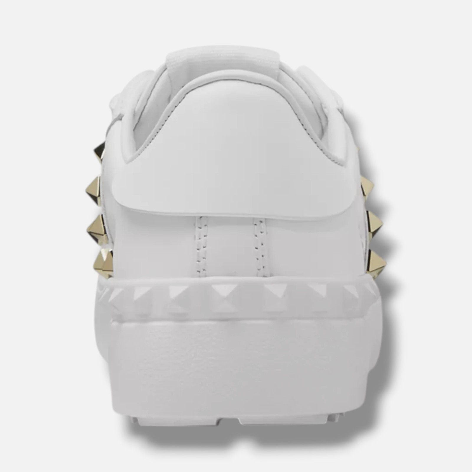 Valentino Garavani Women’s White Rockstud Sneakers Shoes Size EU:41.5 US:11.5