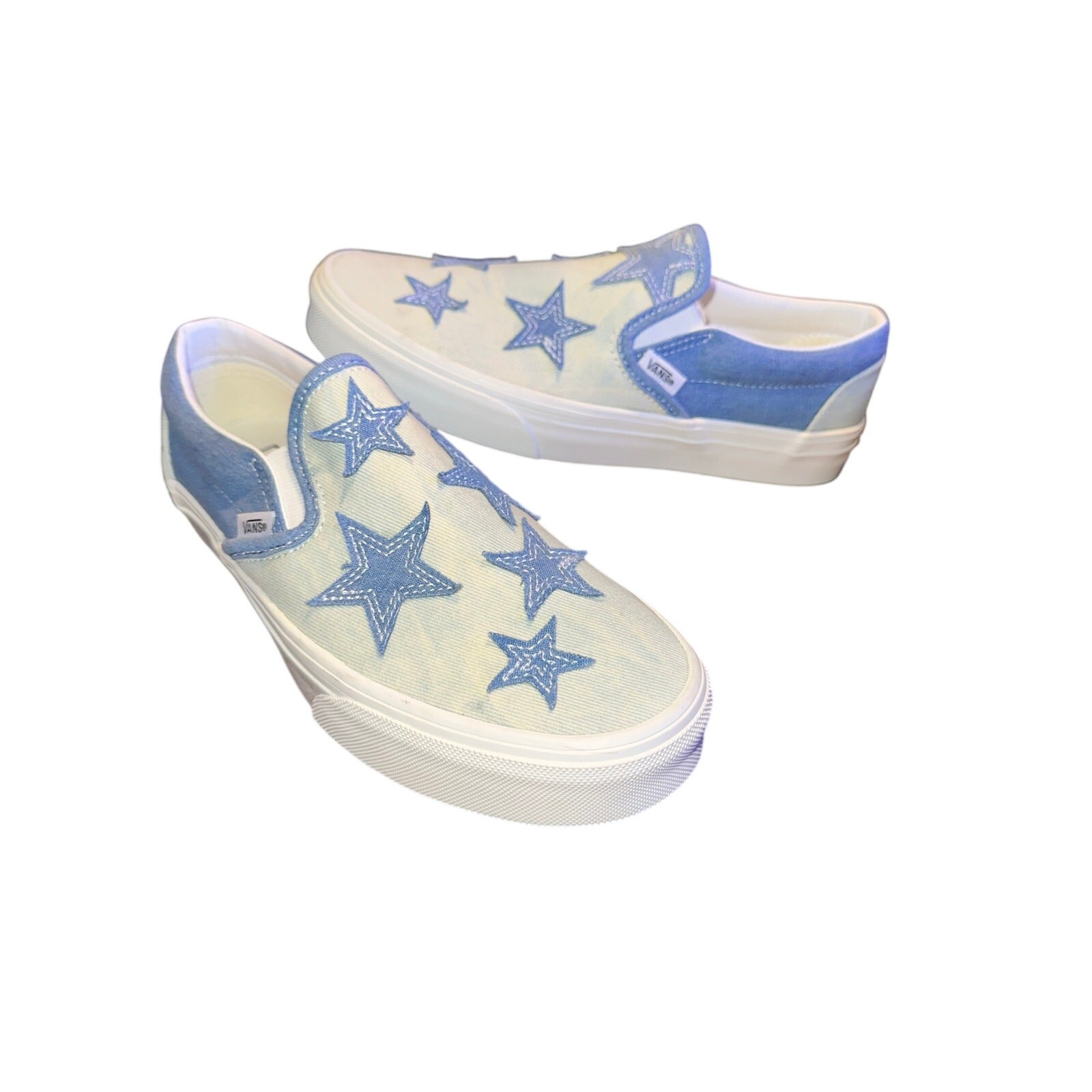 NWOB Vans Classic Slip-On sneakers in Starry Night Denim Women’s 8