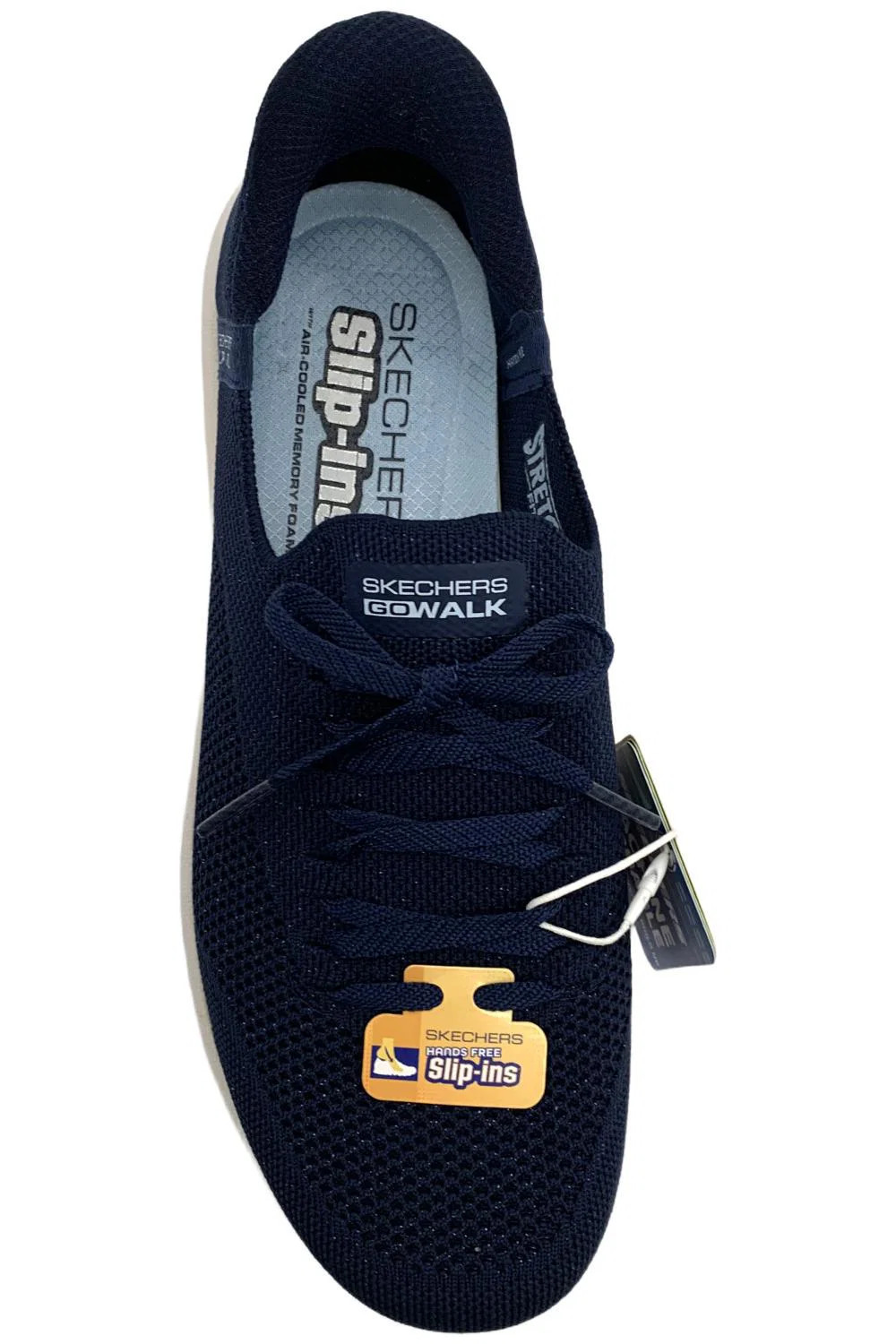Skechers Women’s Slip-ins GO WALK Travel Vegan Washable Shoes Navy