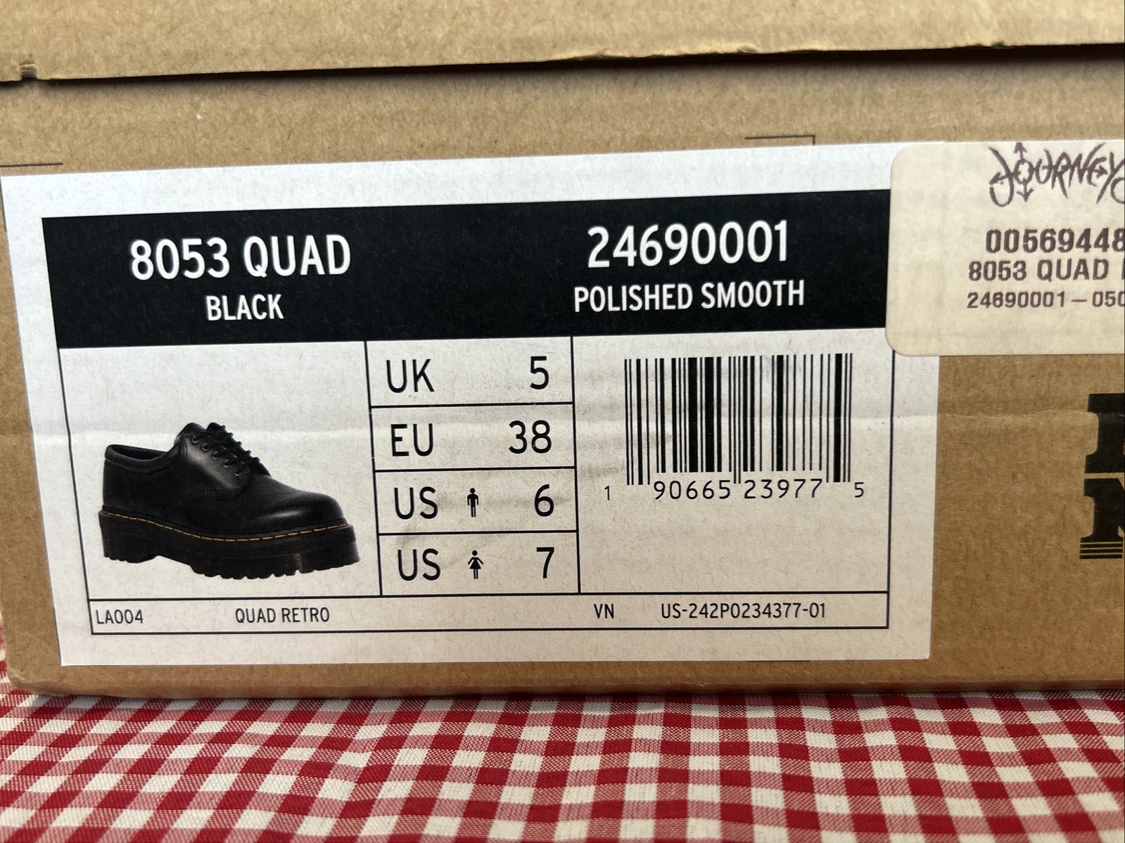 Dr. Martens 8053 Leather Platform Casual Shoes