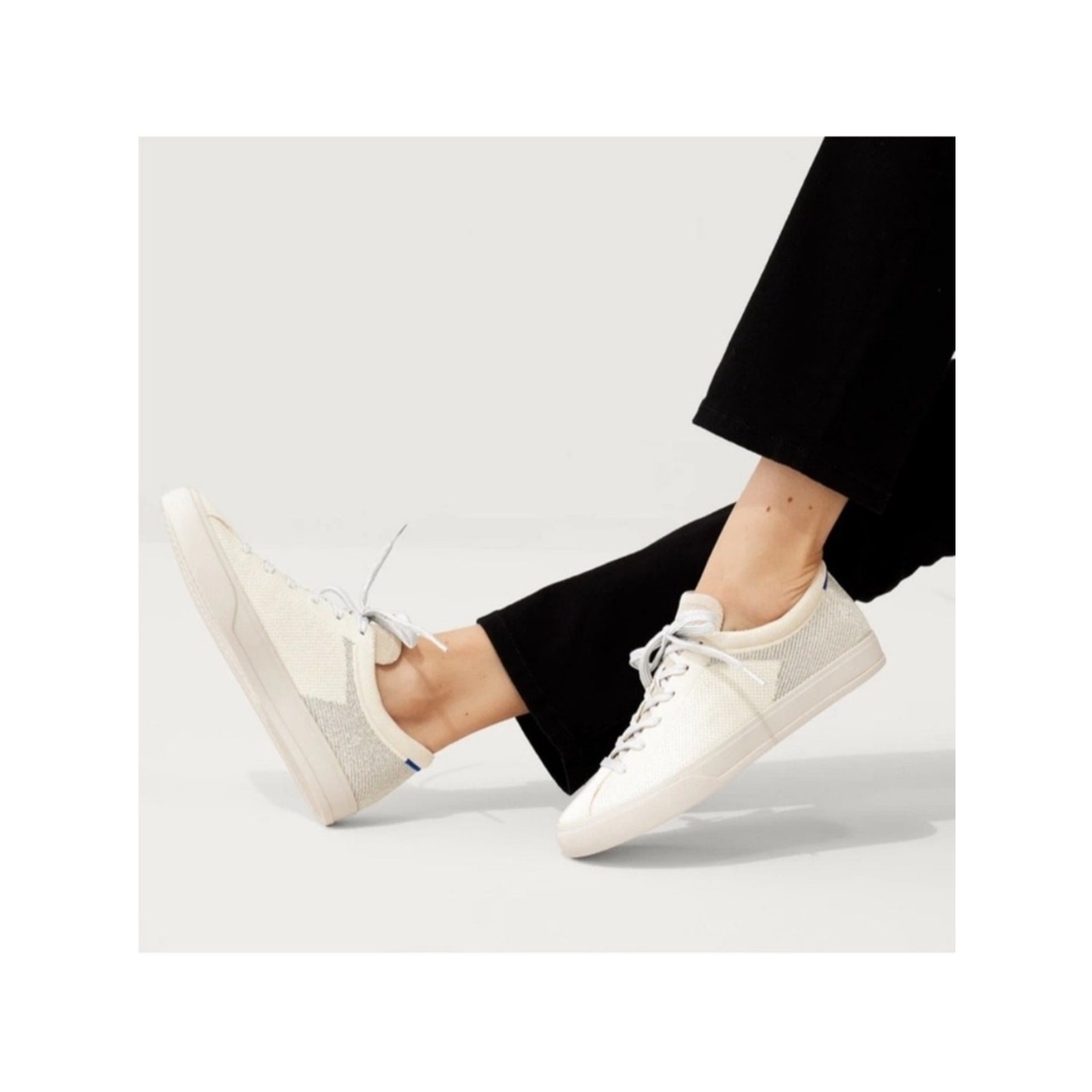 Rothy’s Lace Up Sneaker – Diamond Twill – Size 12.5