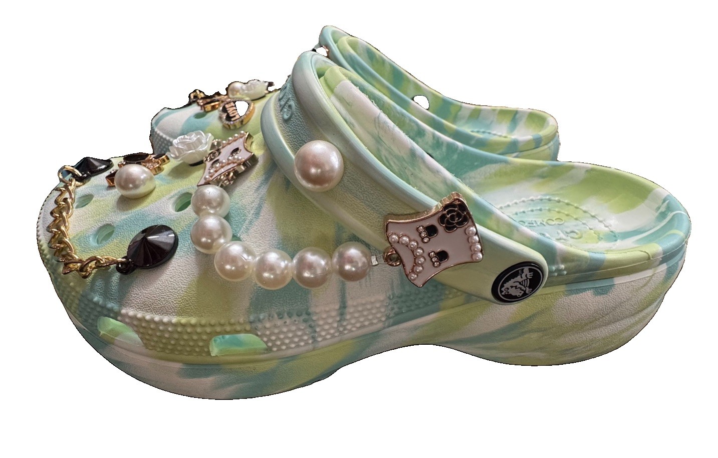Women’s Tie Dye Crocs Size 9