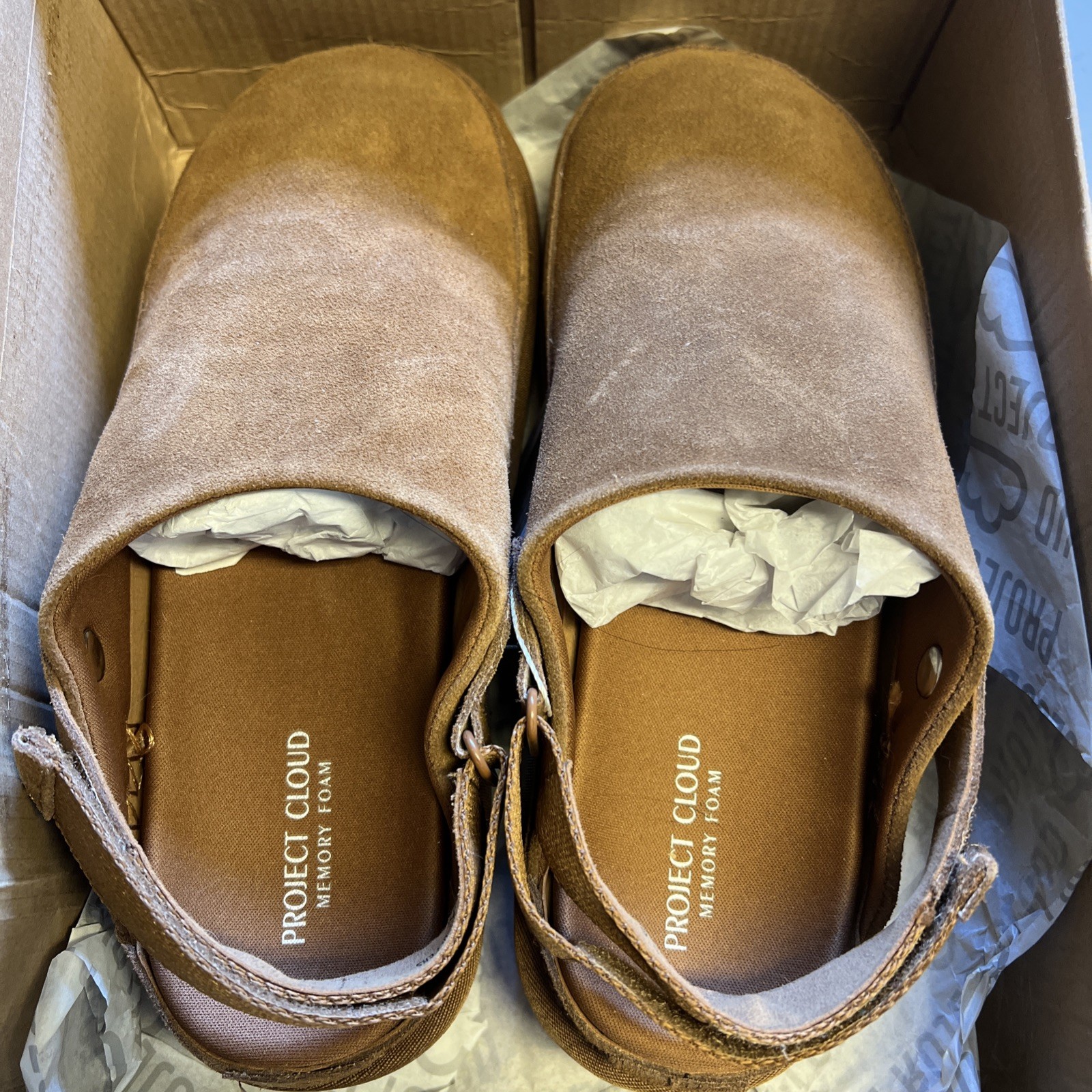 Project Cloud 100% Genuine Leather Clogs for Women Memory Foam Womens Clogs …