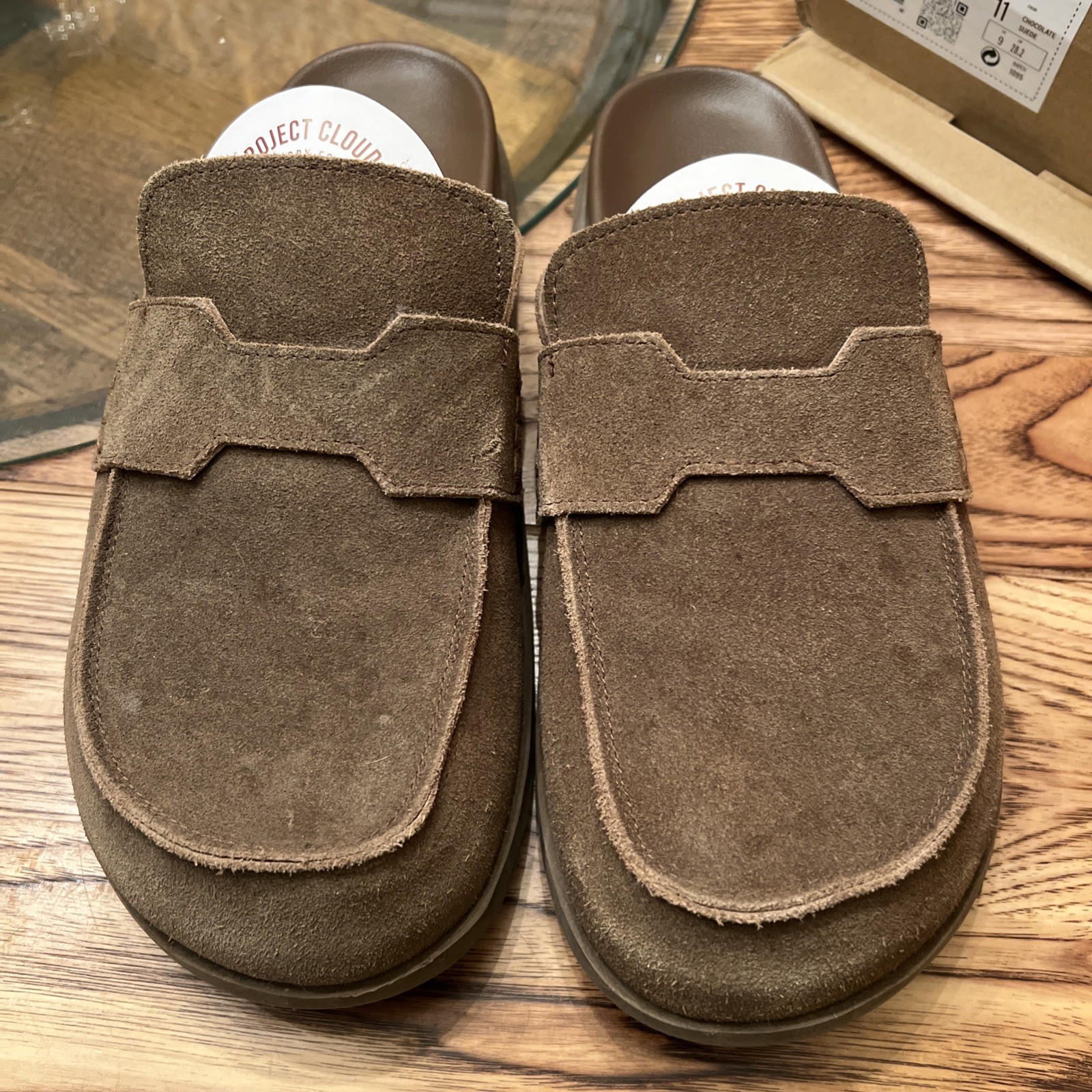 Project Cloud 100 Genuine Leather Womens Clog – Memory Foam Arch Support Size 11