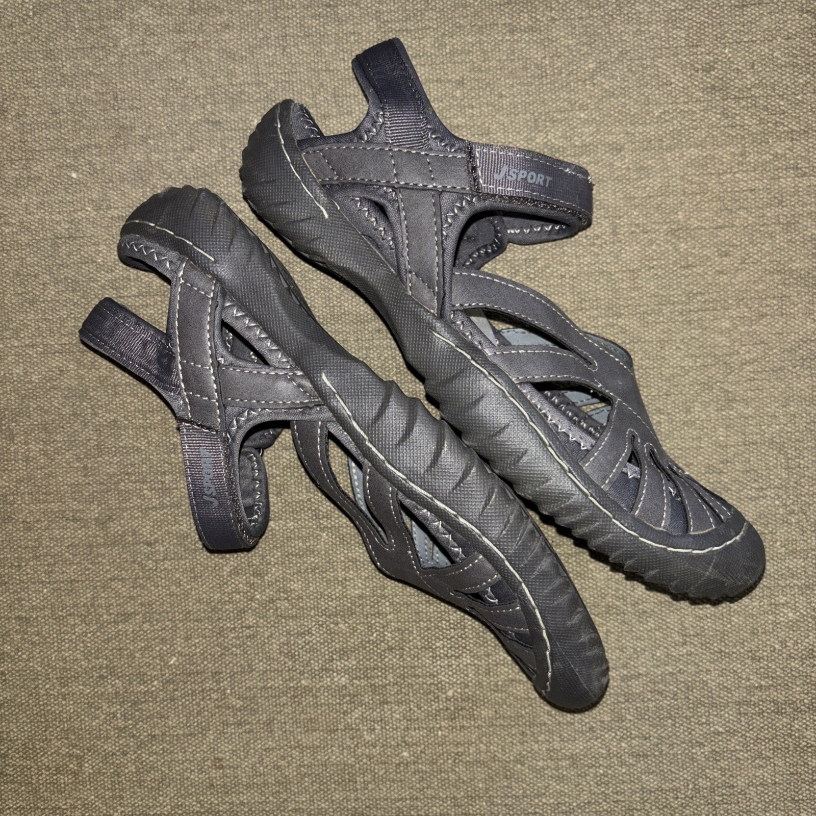 J Sport By Jambu Womens Shoes “Poppy” Gray US 7M