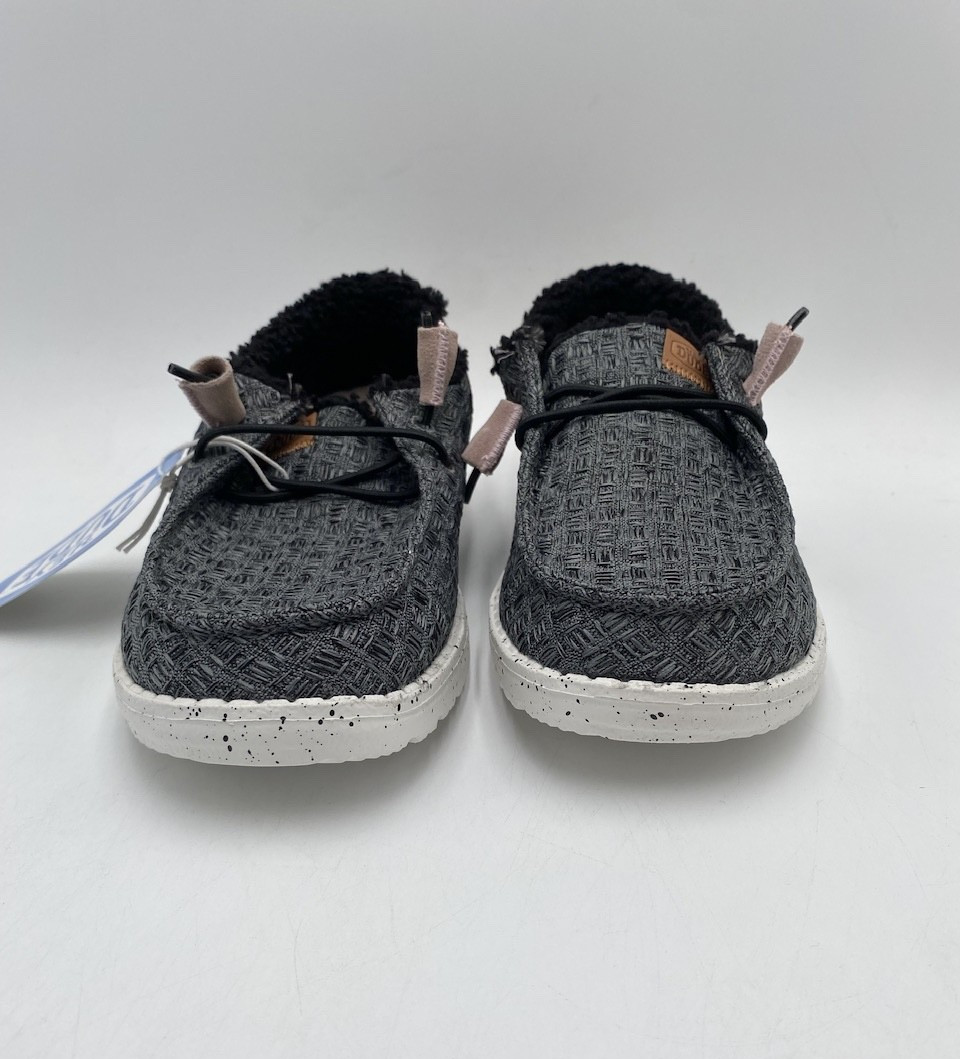 Hey Dude WENDY WARMTH Women’s NEW Cozy Loafers Charcoal Multiple Sizes