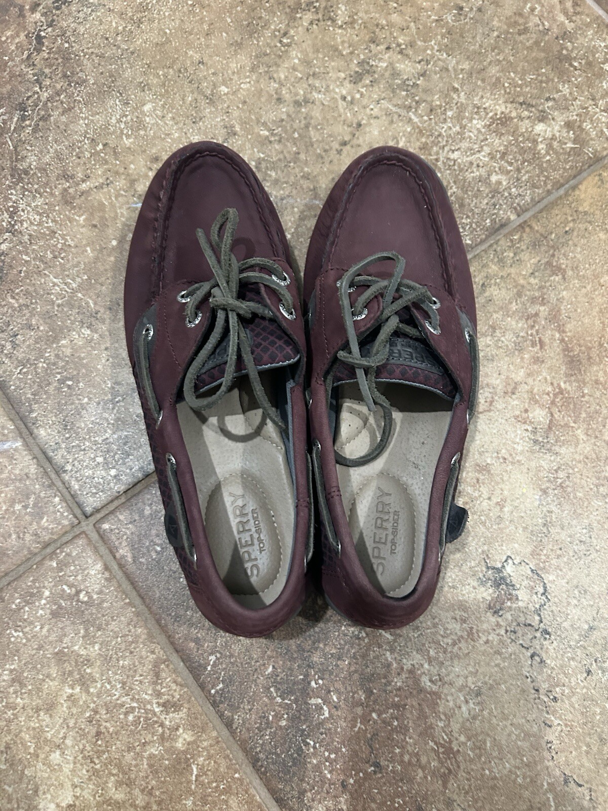 Sperry Womens Koifish Grape Top Sider Boat Shoes STS81356 Lace Up LowTop Size7.5