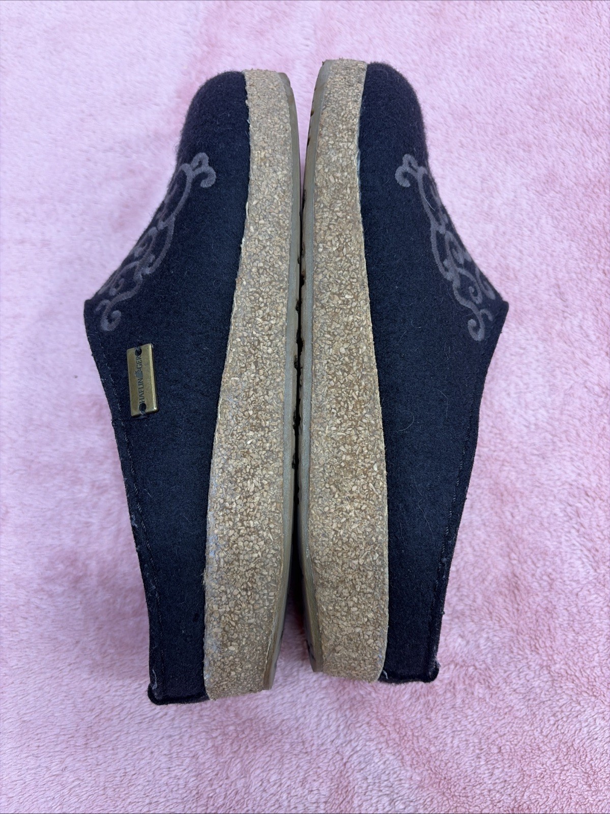 Haflinger Grizzly Symphony Black Size 41 Wool Women’s Shoes
