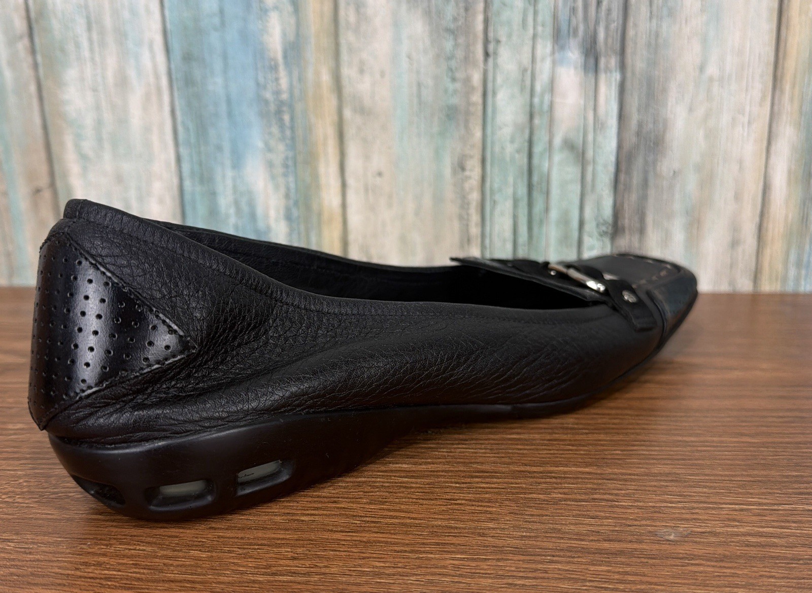 Cole Haan Air Bronte Mocs Women’s Size 8 (AA) Black Slip On Moccasin Loafers