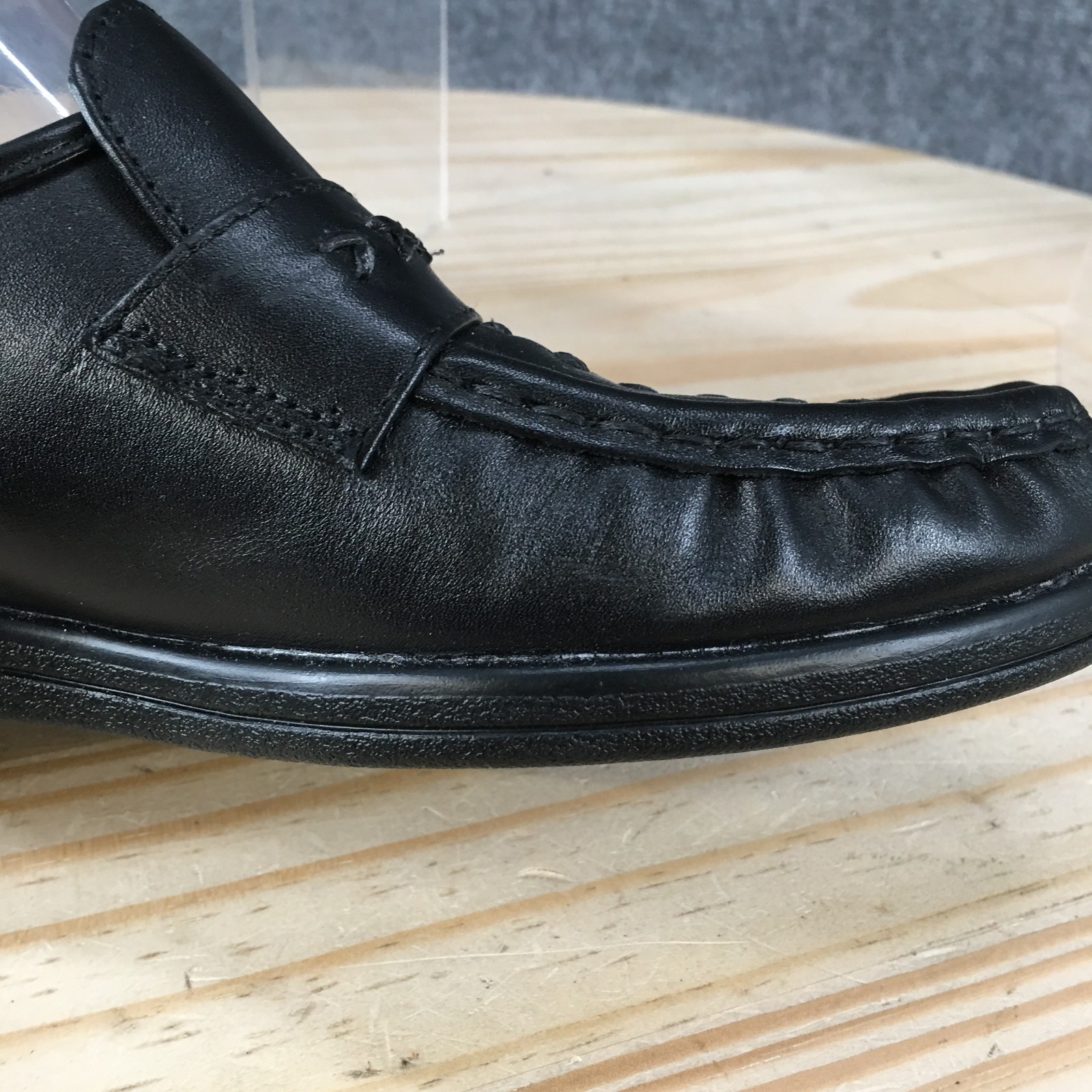 Softspots Venus Lite Shoes Womens 8.5 Narrow Loafer Slip On Casual Leather Black