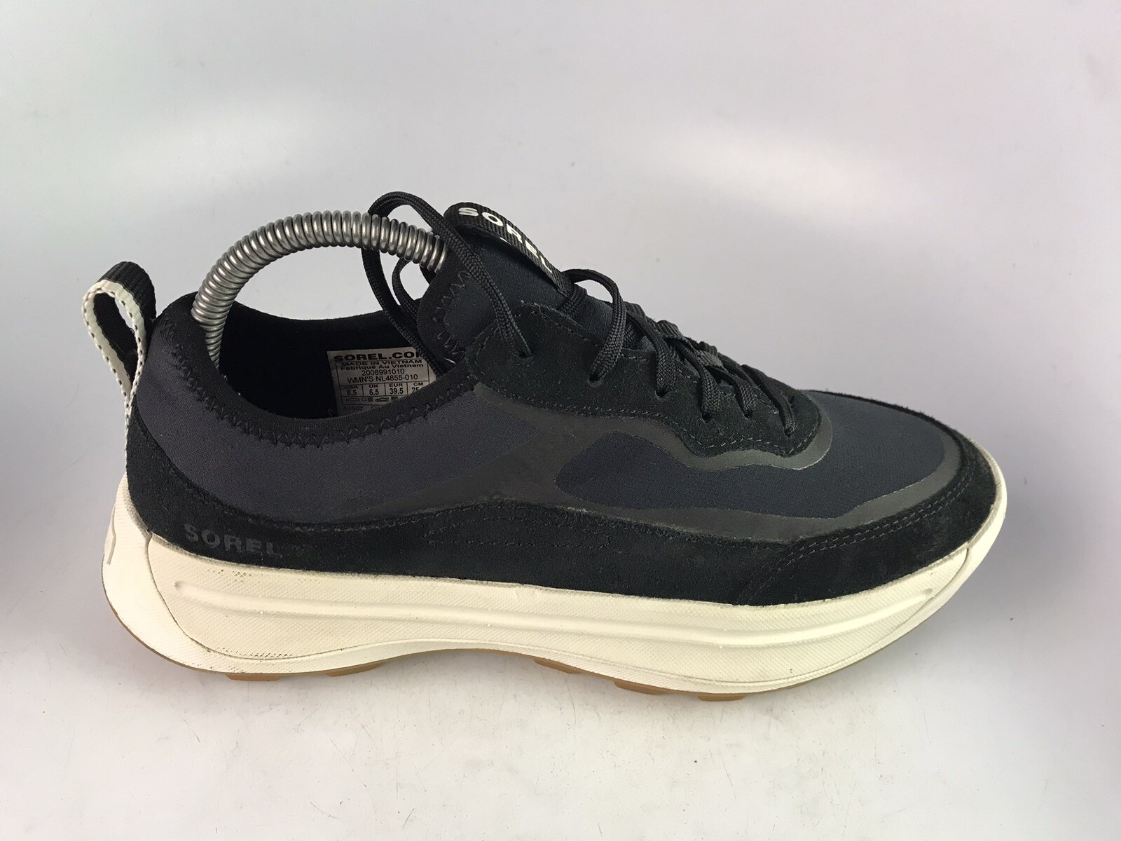 Sorel Ona 503 Low Black Jet Women’s Shoe Textile/ Suede Sz 8.5 US