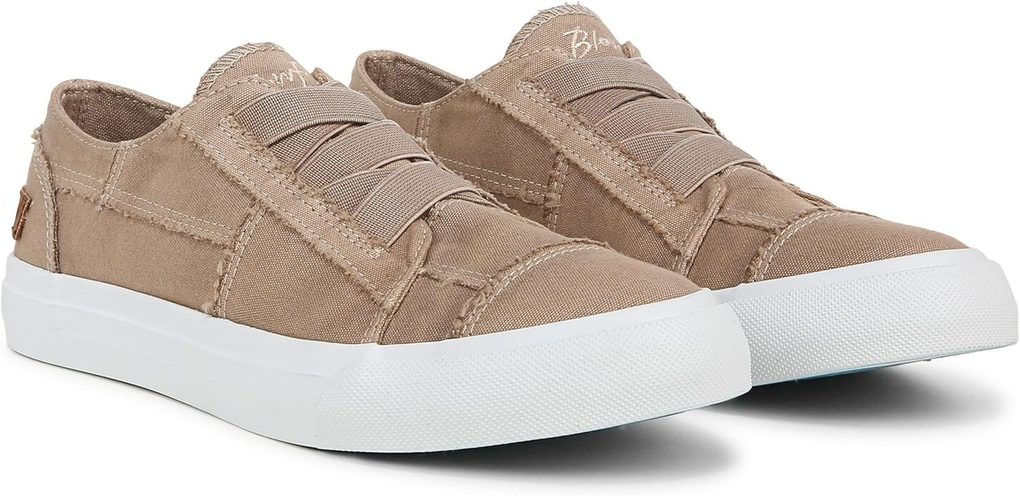 Blowfish Malibu Womens Marley Slip On Sneaker Taupe Size 8 New