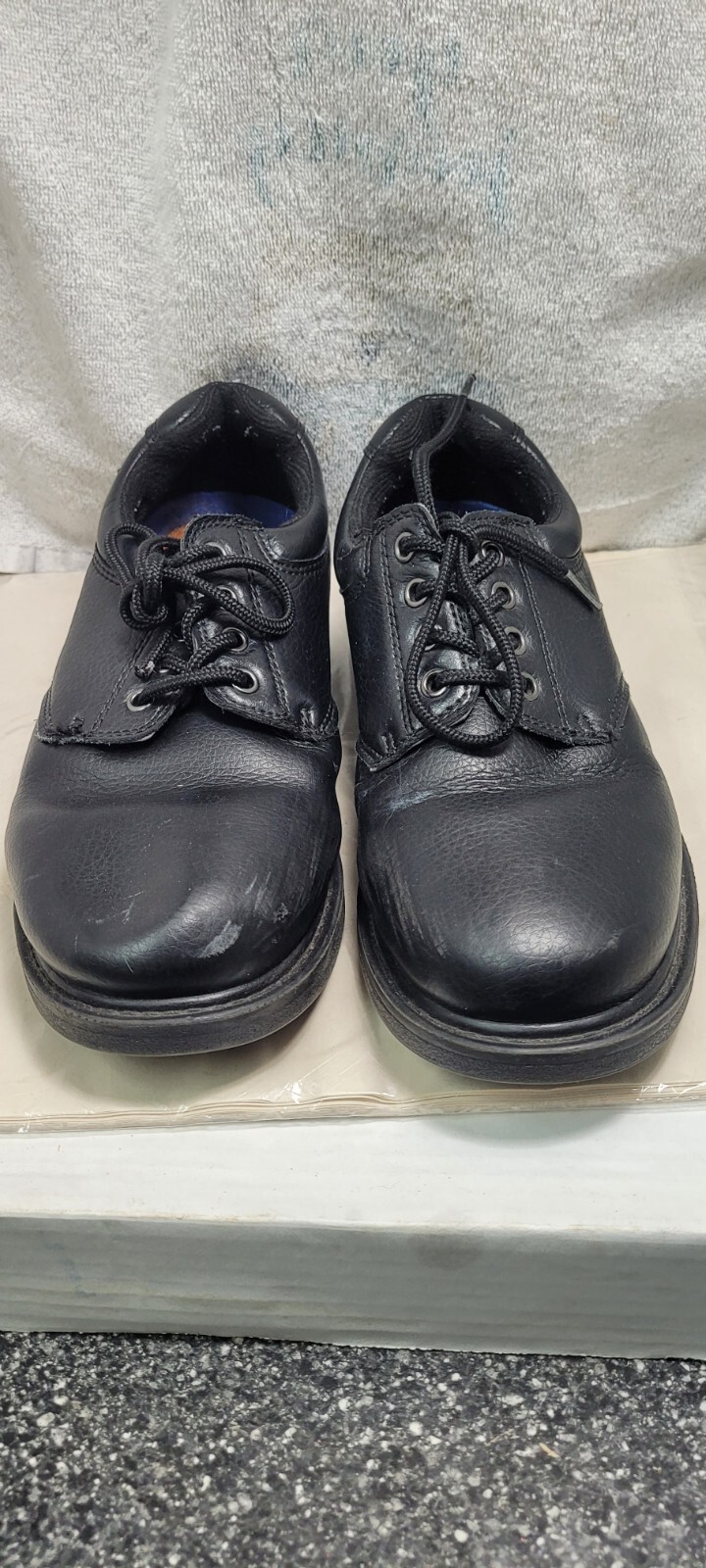 Dr. Scholls Size U.S. 7.5 Careers Ladies Black Tie Up Shoes