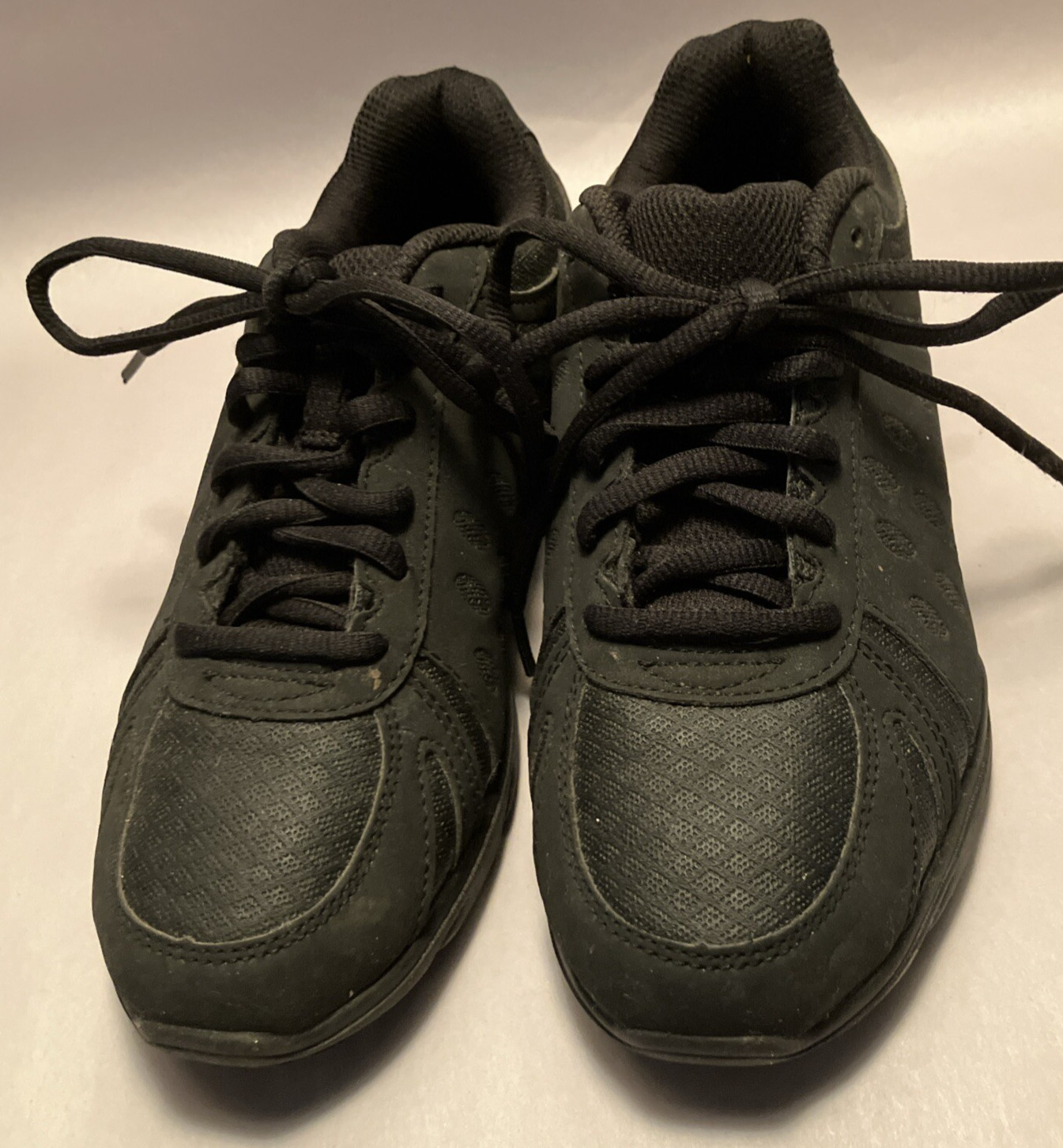 SafeTStep Comfort Women 6 Black Cushion Insole Grip Sole Comfortable Work Shoes