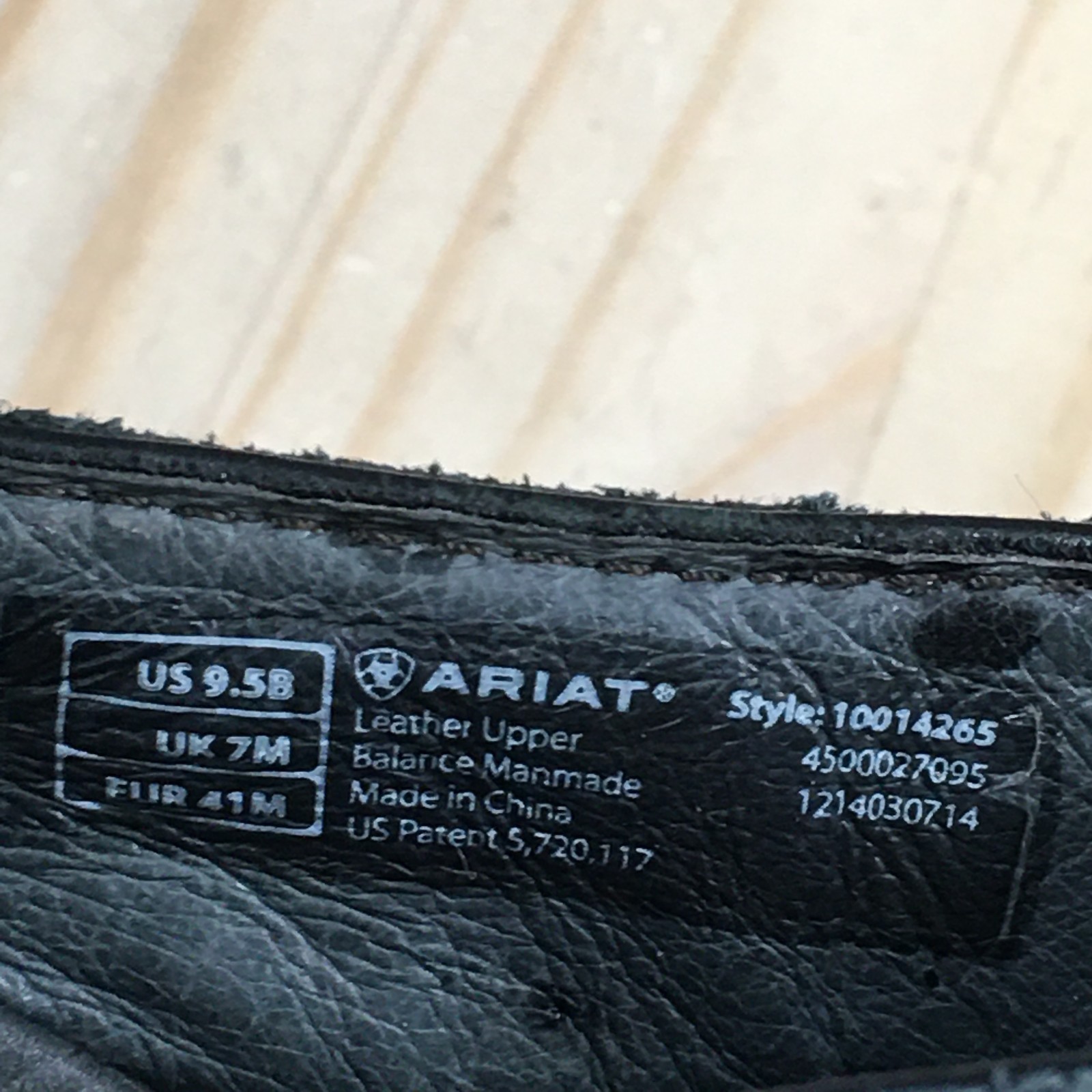 Ariat Shoes Womens 9.5B Slingback Black Leather Slip On Almond Toe Block Heels