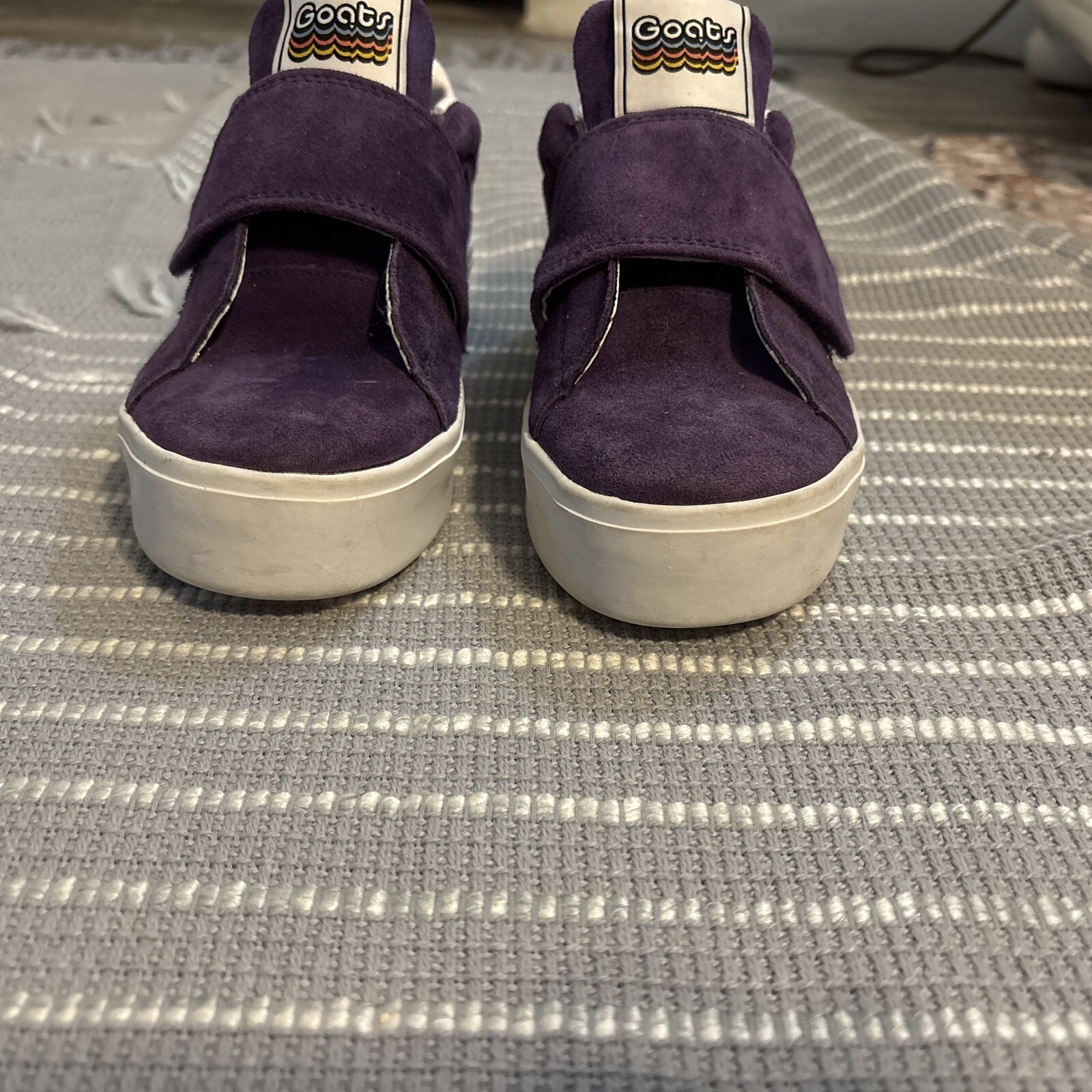 Goats Purple Suede “The 918” Platform Slip-on Sneakers W size 2 / kids size 1-2