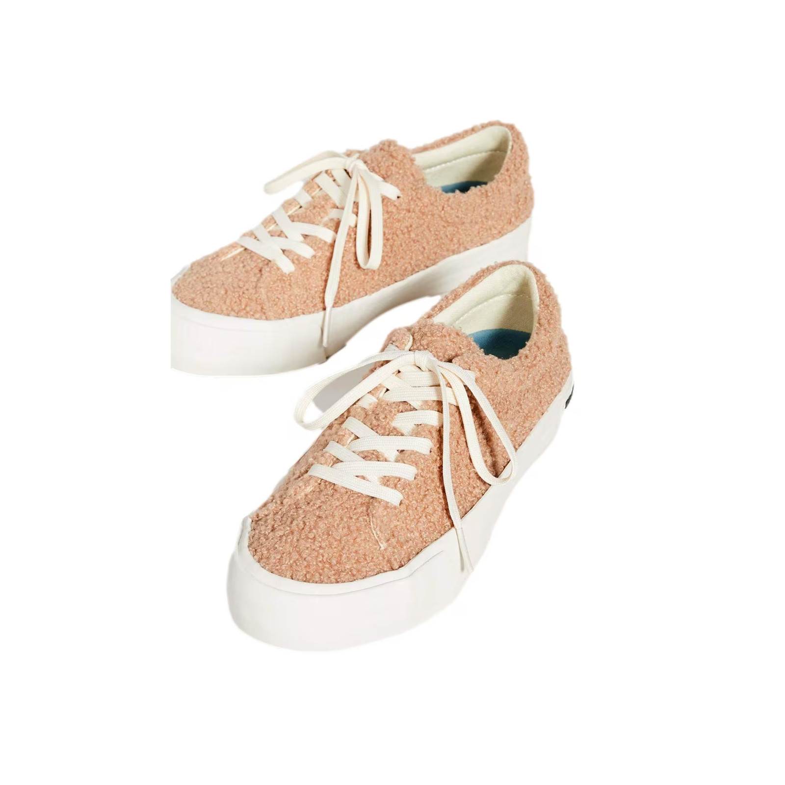 SeaVees Gallery Sneaker Faux Shearling Blonde W017C20PFS Women’s Size 6.5 Medium