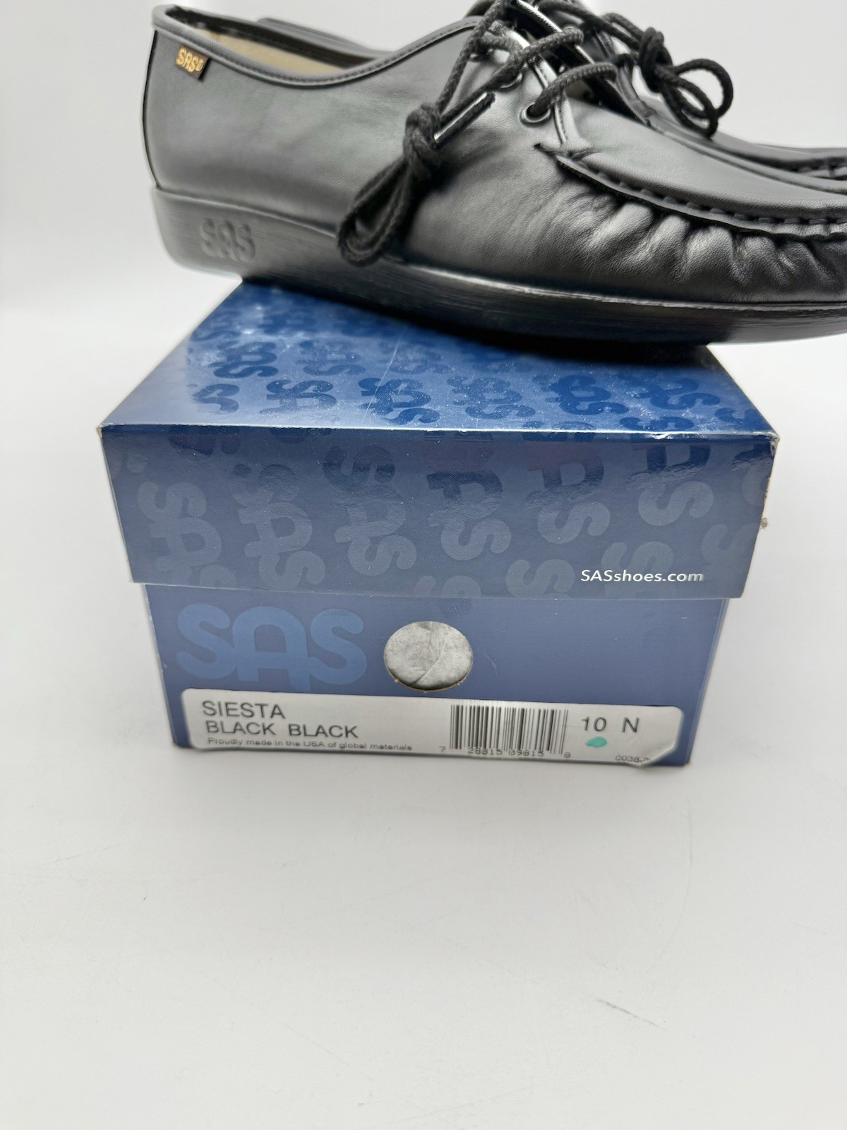 NEW SAS Siesta Black Black Women’s Shoes Size 10 N Made in USA with Box Genuine