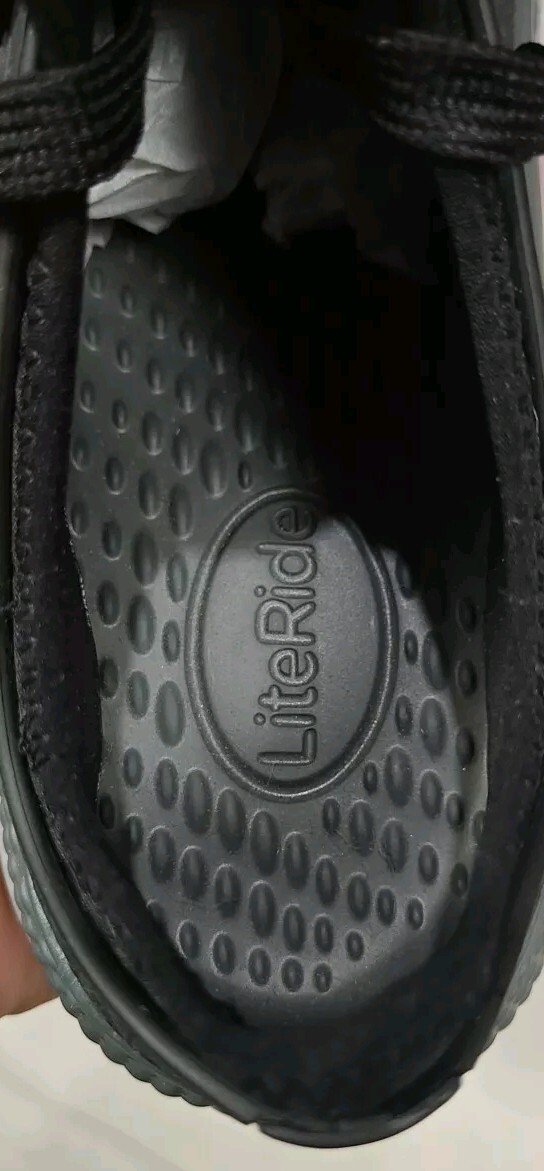 Crocs Literide 360 Pacer Women’s 8 Black Gray Lace Up Shoes Sneakers 206705