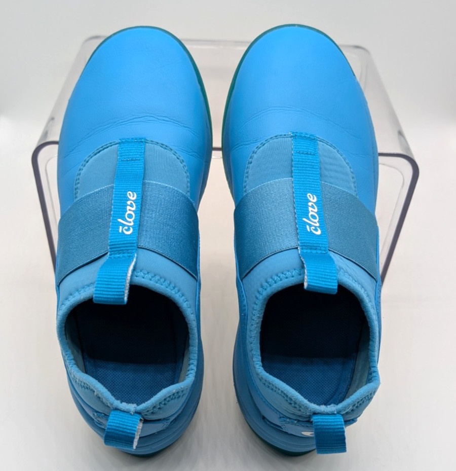 Clove Women’s Slip On Nursing Shoes Sz 8 Capri Blue Comfort Healthcare Sneakers