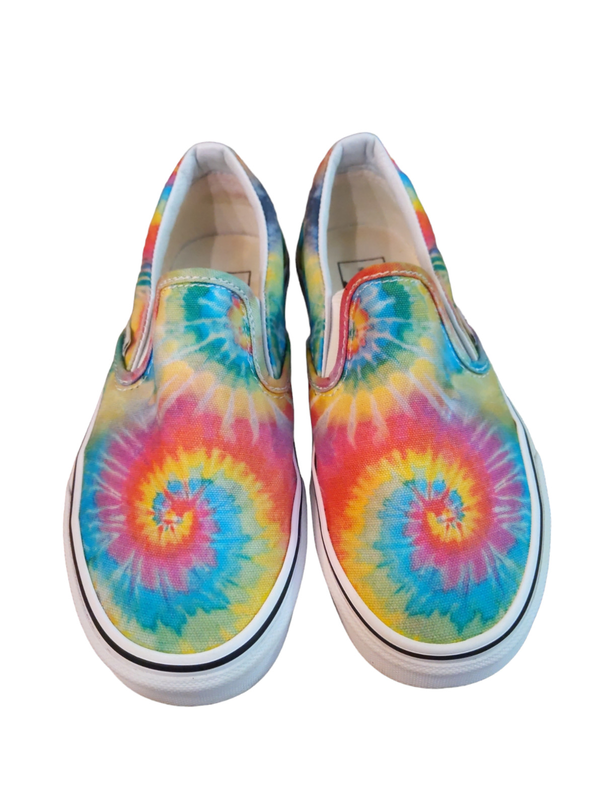 Vans Women’s Tie Dye Slip On Shoes Size 6.5 Excellent Used Condition