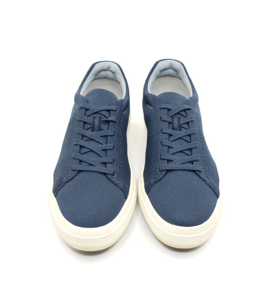 Rothy’s RS02 Womens Knit Sneakers Navy Blue Casual Lace Up Shoes Size 8